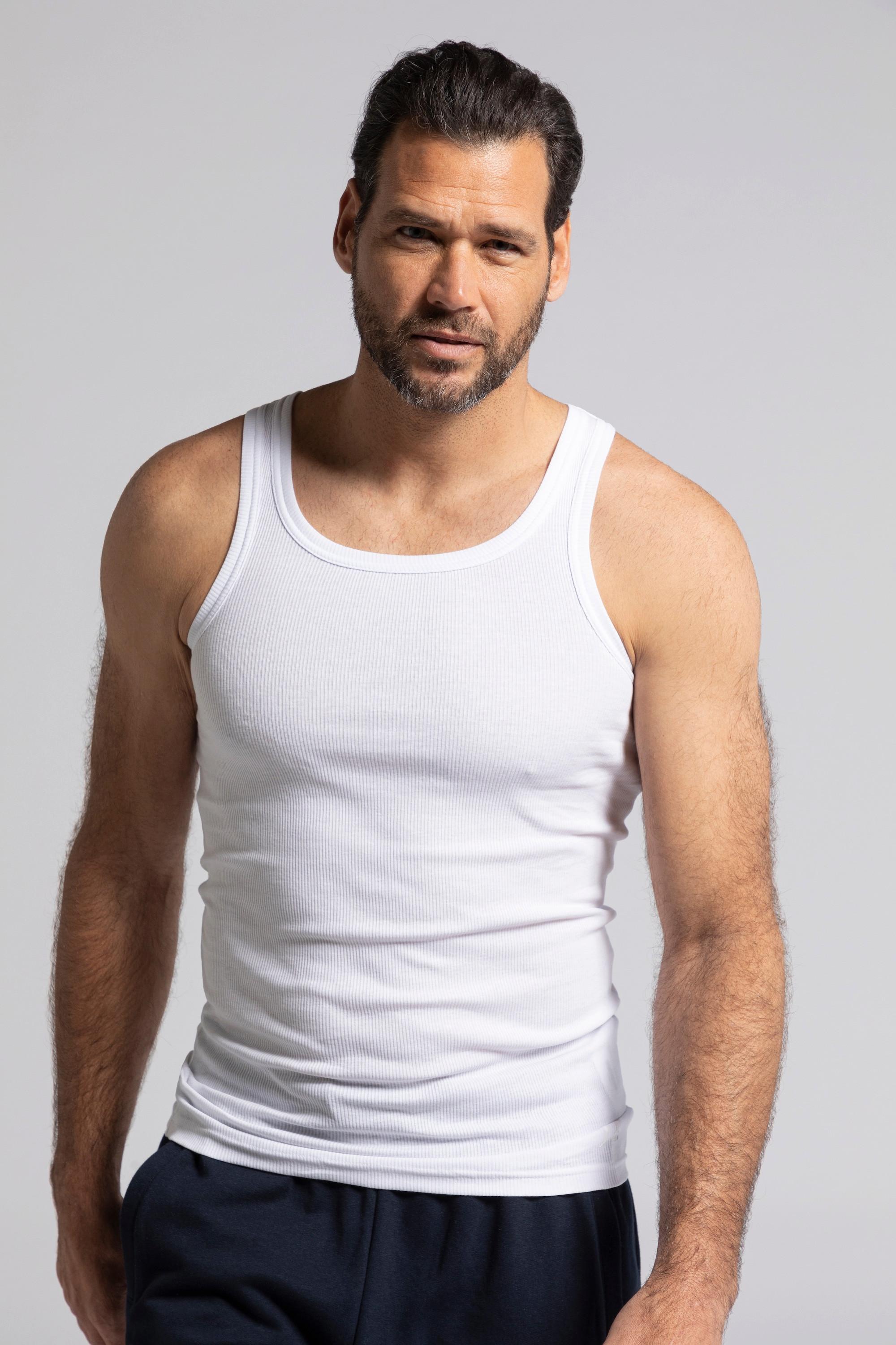 JP1880 Tank Top, Rippe, ärmellos, bis 8XL