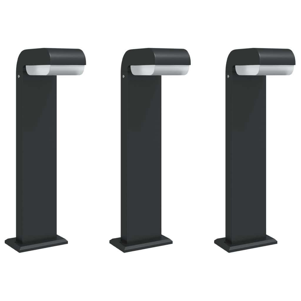 VidaXL Stehleuchte außen aluminium