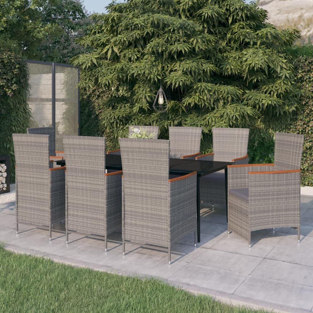 VidaXL Garten essgruppe poly-rattan
