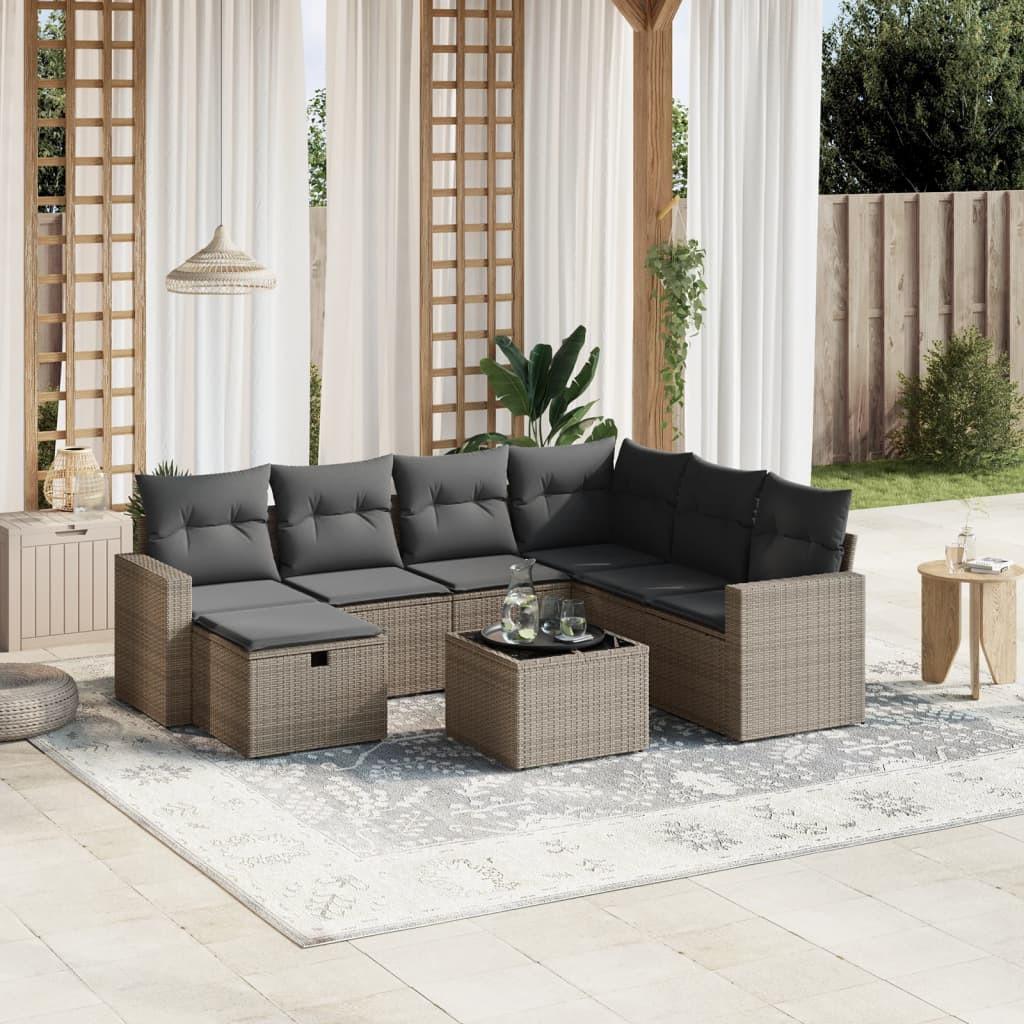 VidaXL Garten sofagarnitur poly-rattan
