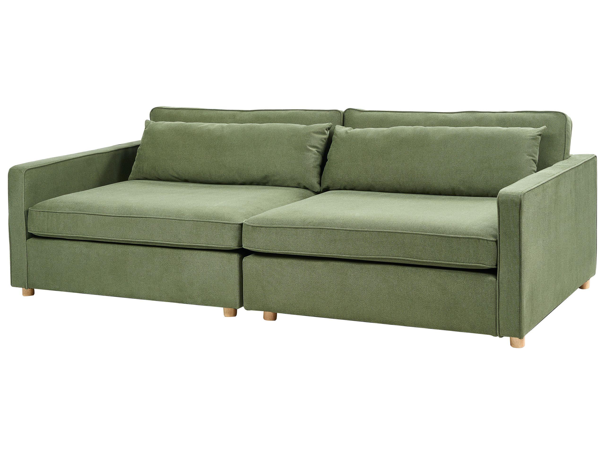 Beliani 3 Sitzer Sofa aus Polyester Modern VINSTRA