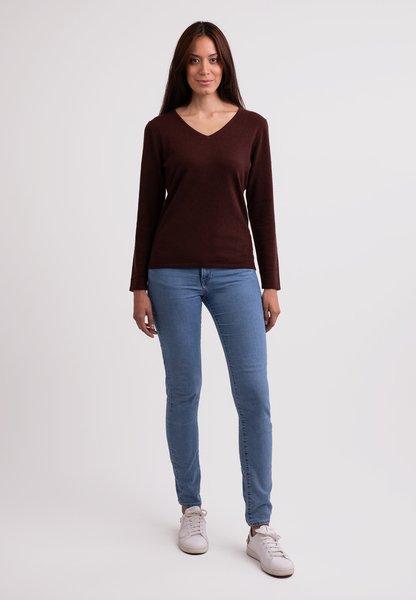 CASH-MERE.CH Kaschmir V-Ausschnitt Pullover