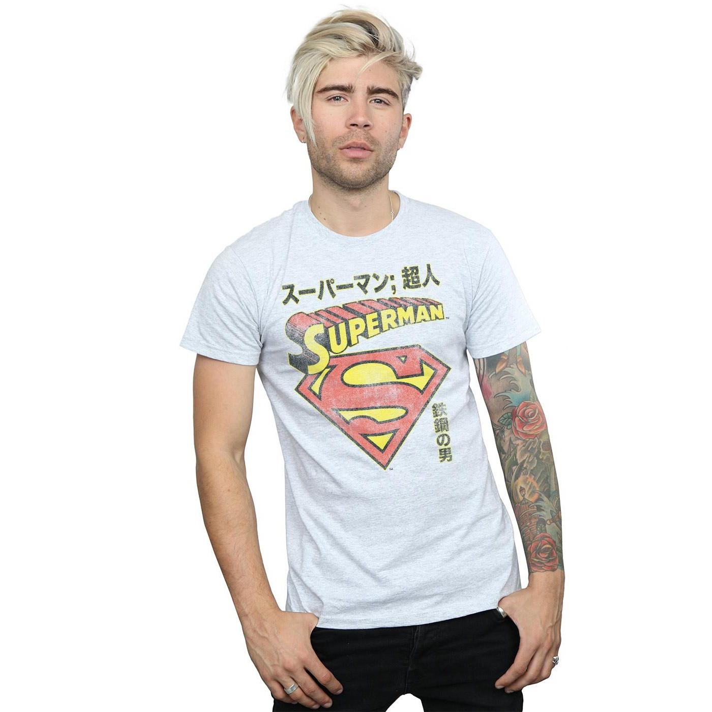 DC COMICS Superman Japanisches Logo T-Shirt