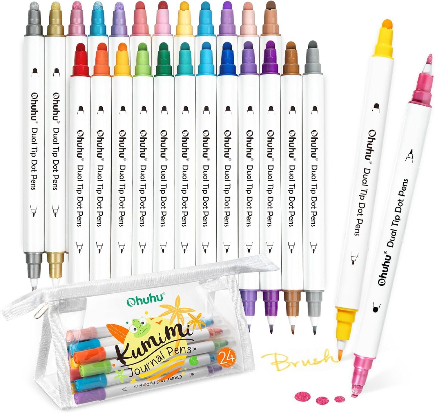 Ohuhu Kumimi Punktmarker für Kinder (24 Stk.)