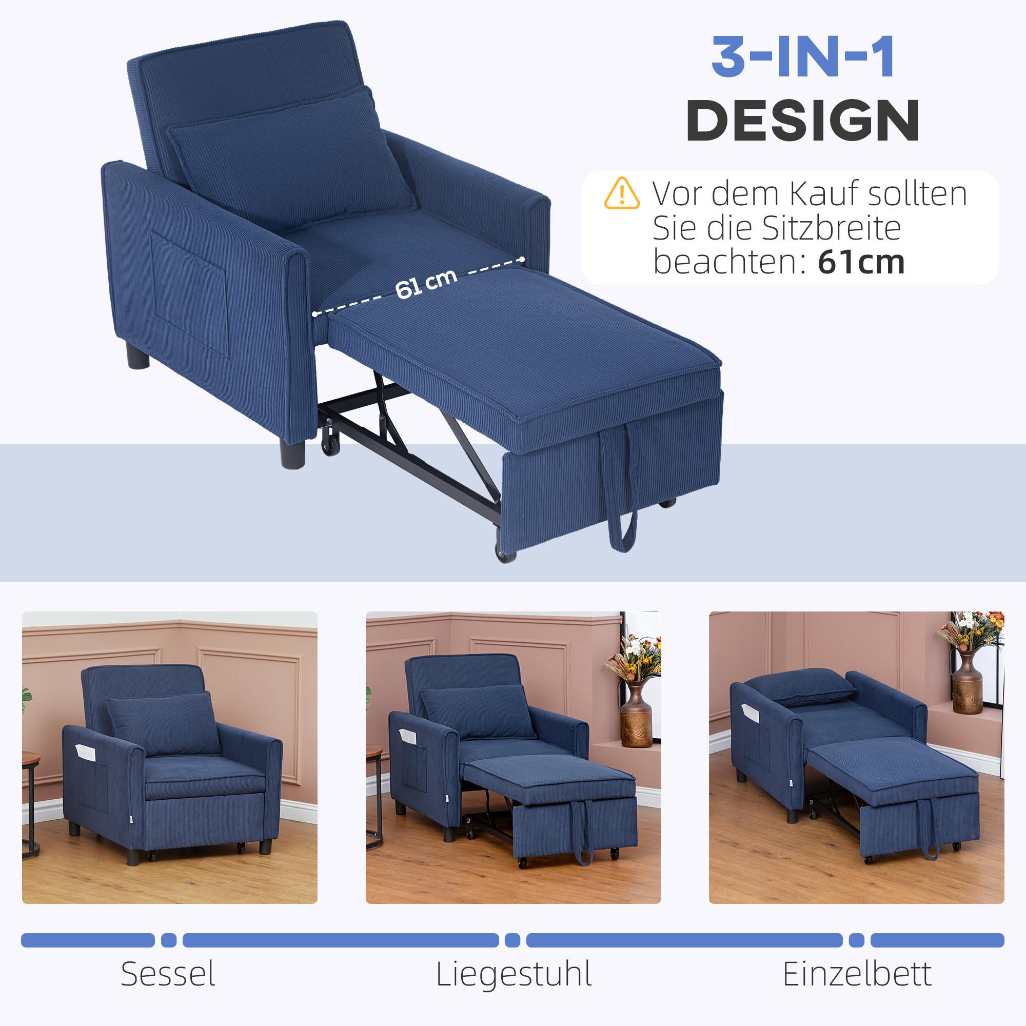 HOMCOM Schlafsessel
