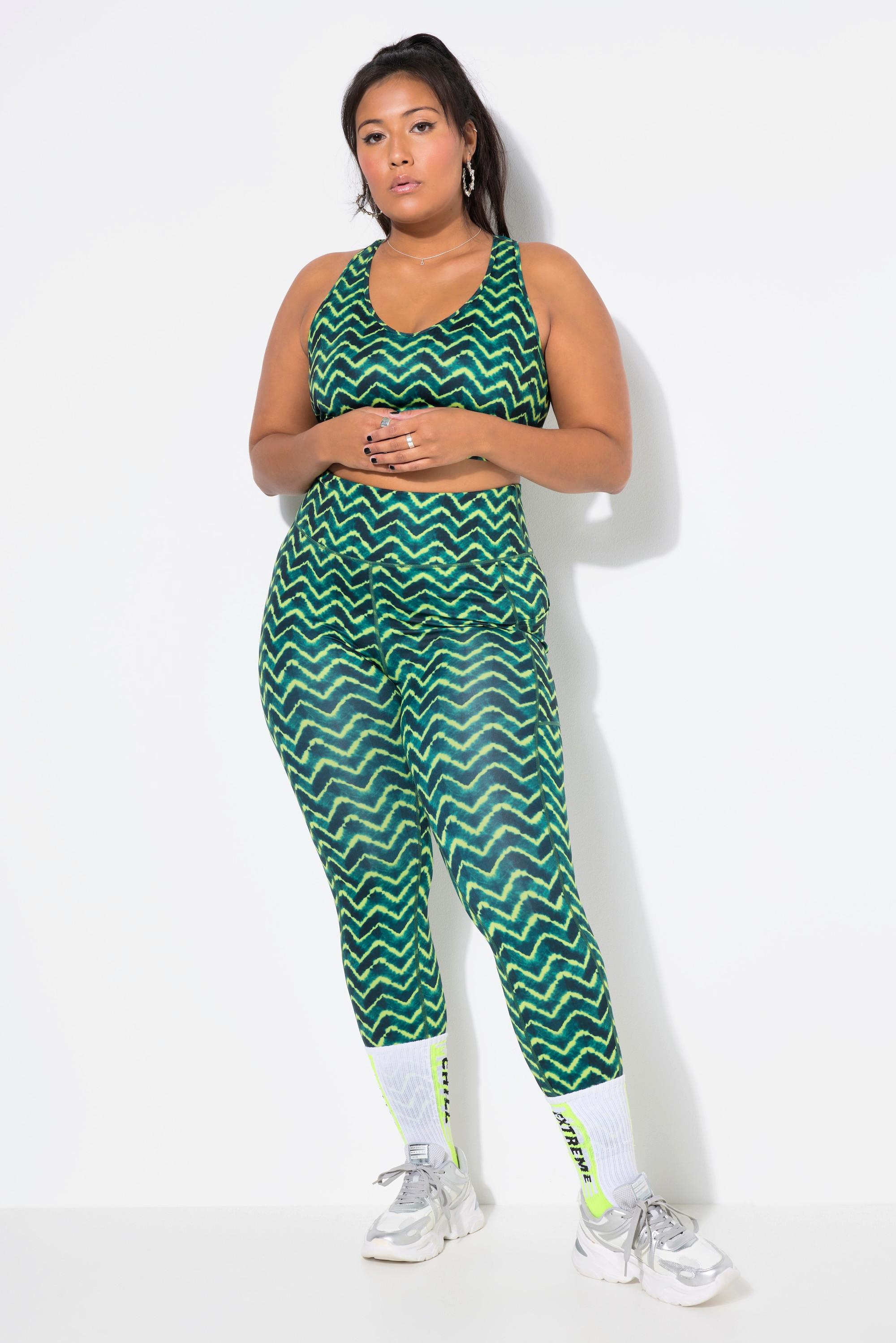 Studio Untold Sport-Tights, High Waist, Alloverdruck