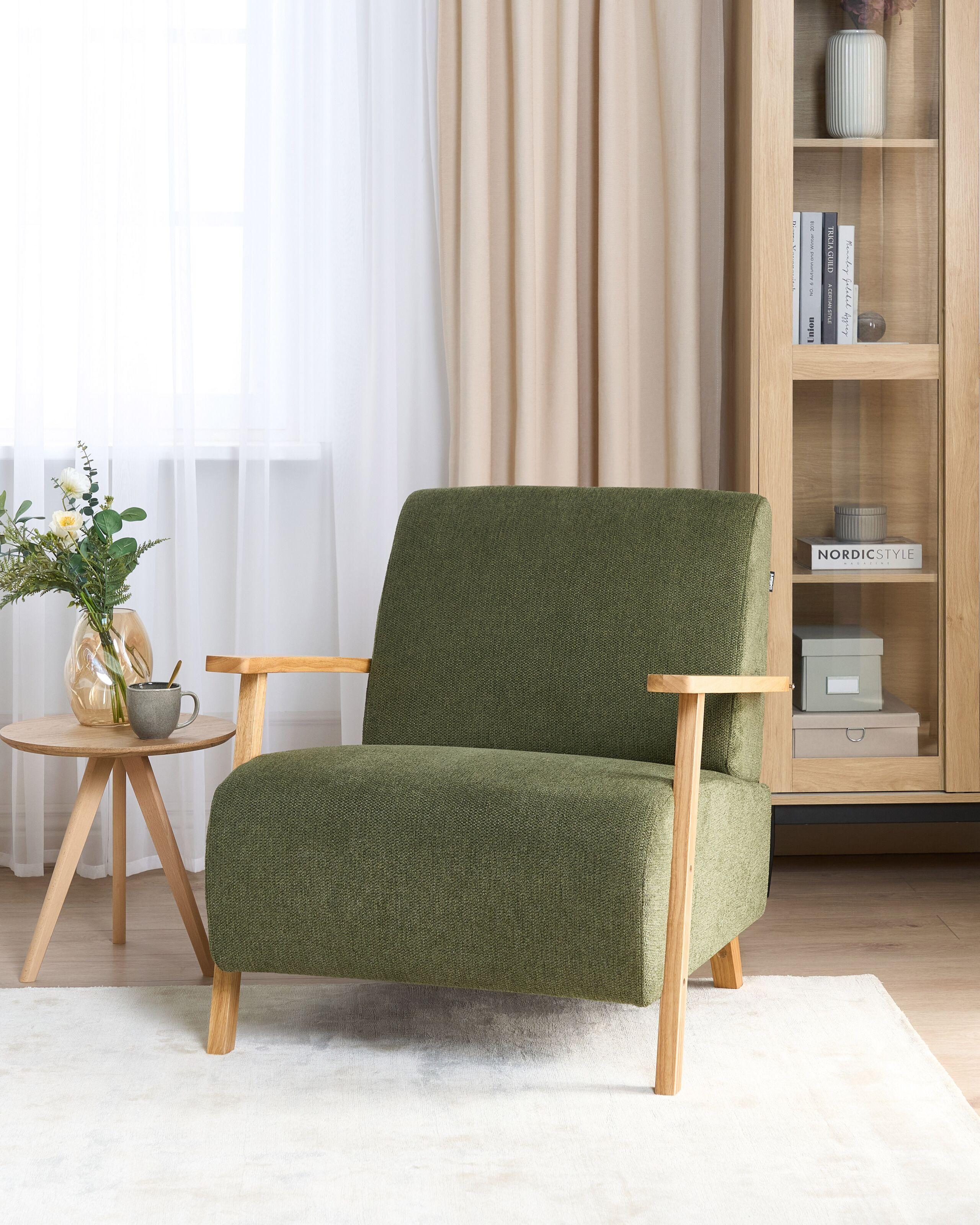 Beliani Sessel aus Polyester Retro LESJA