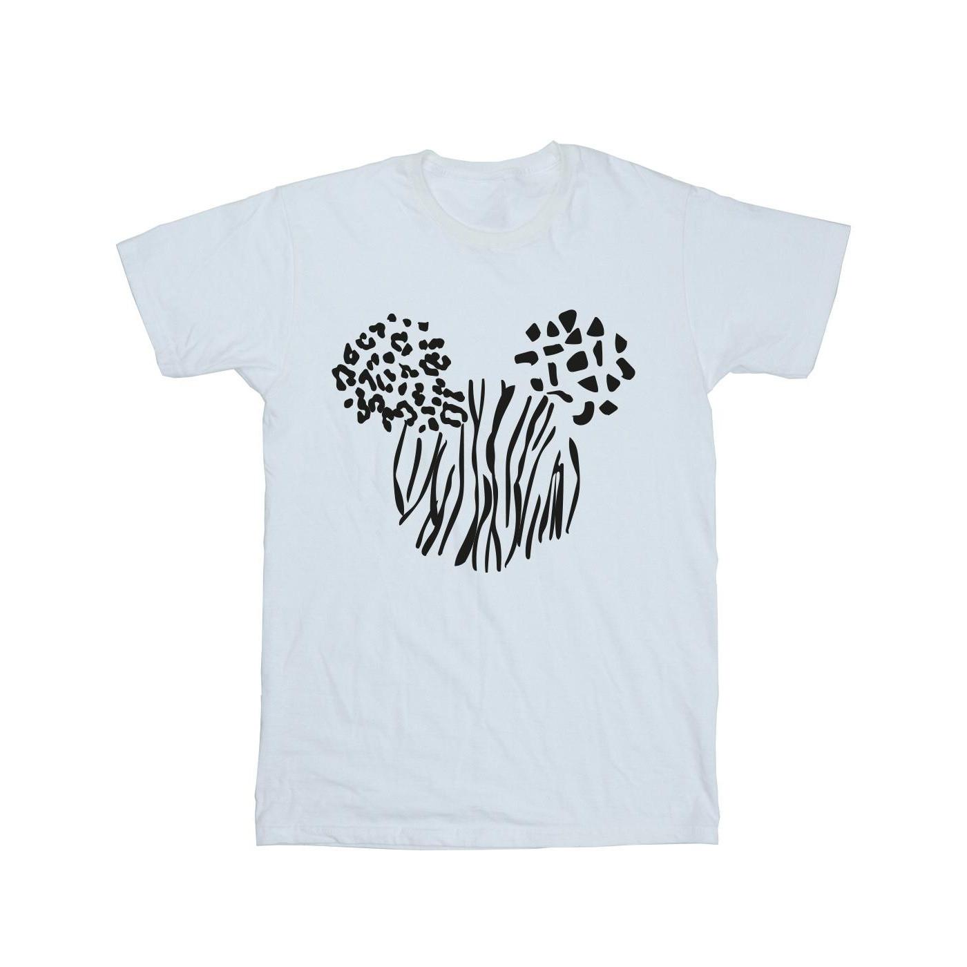Disney Mickey Mouse Animal Print T-Shirt