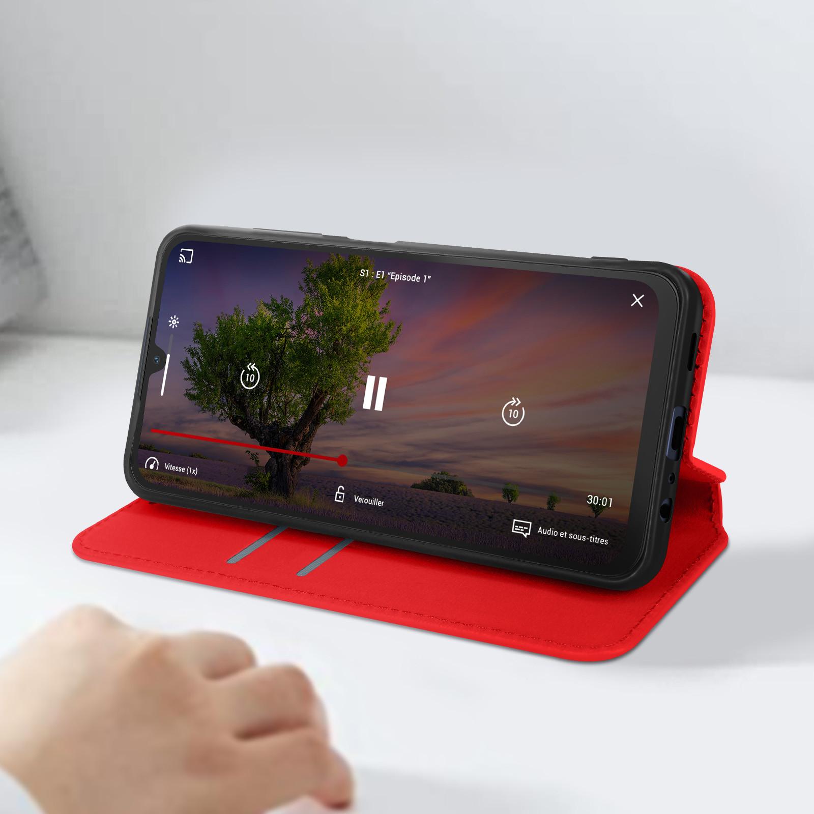 Avizar Classic Cover Samsung Galaxy A15 Rot