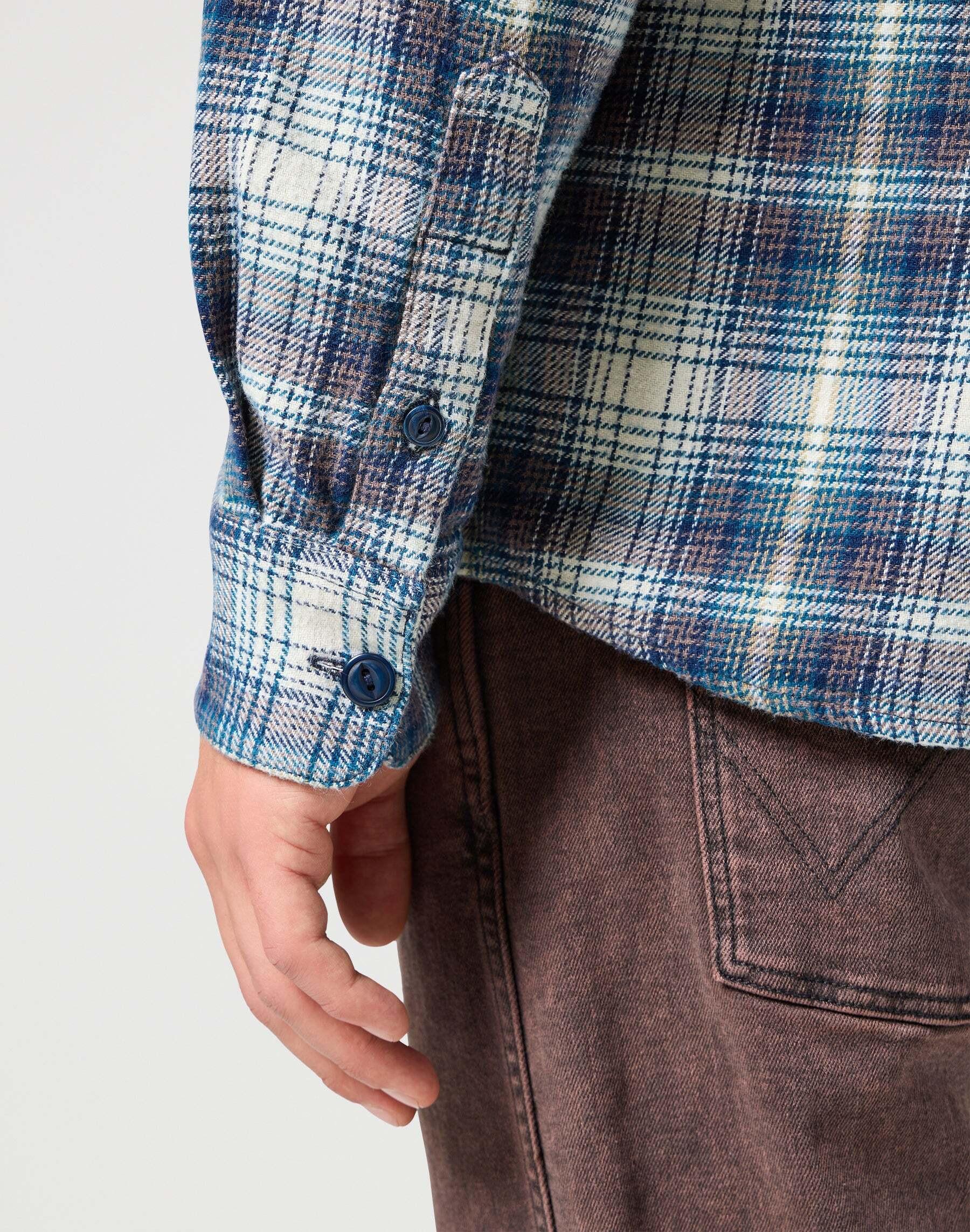 Wrangler Two Pocket Langarmhemd