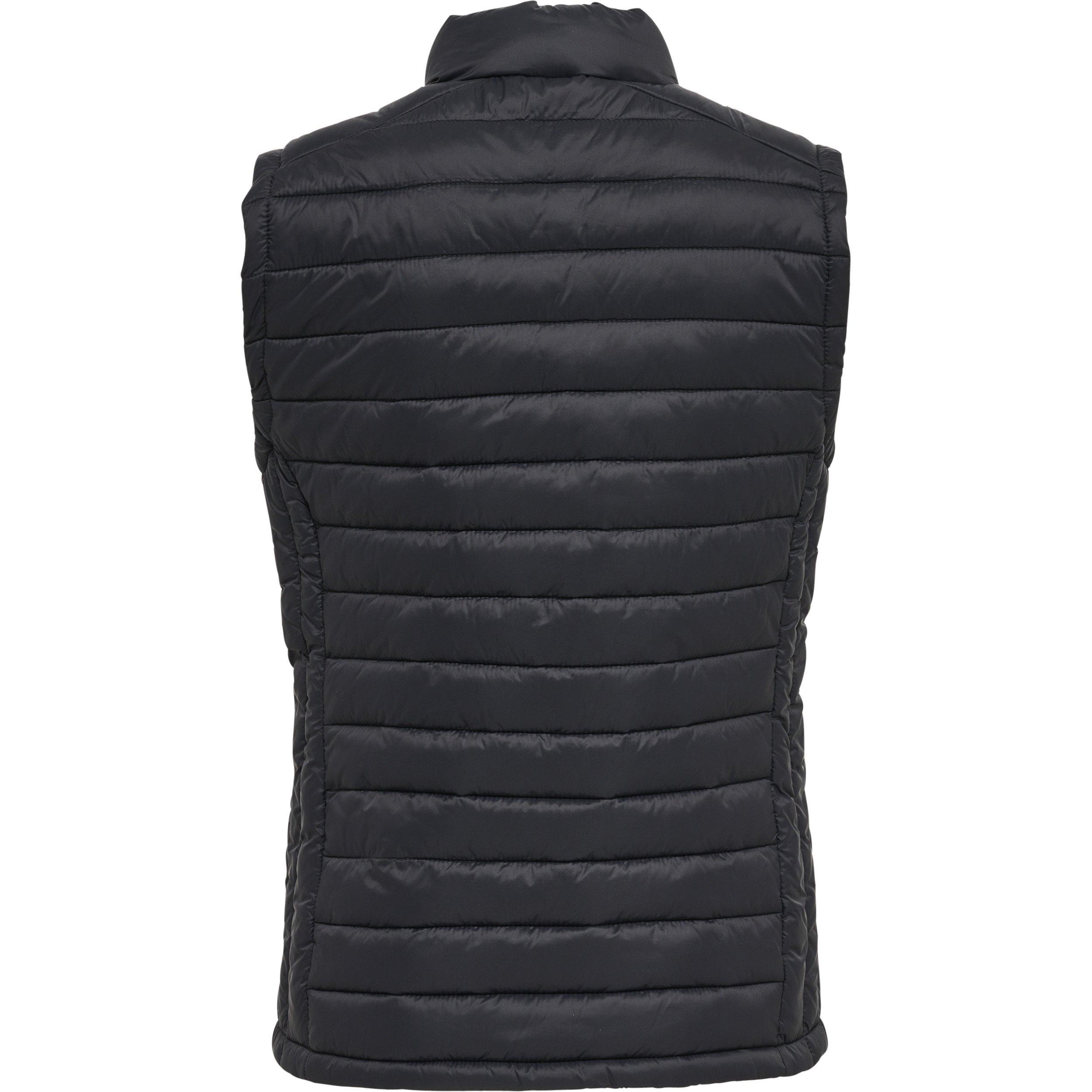 Hummel ärmelloe daunenjacke damen red