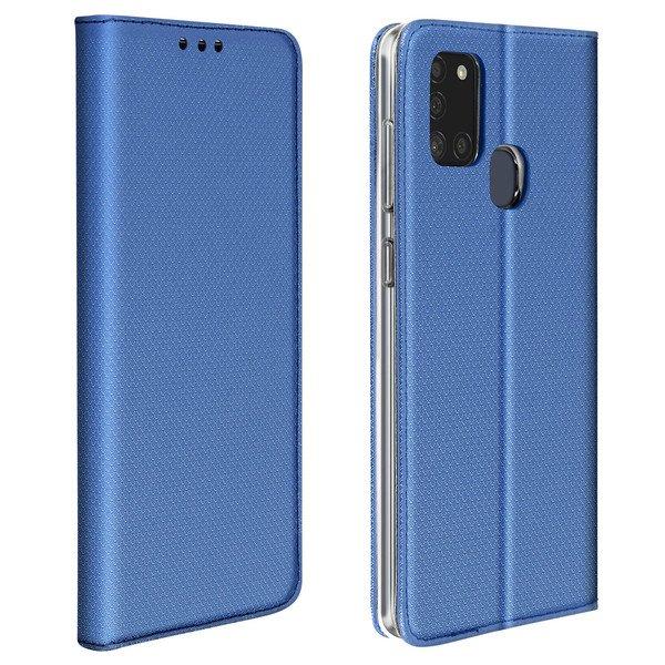 Avizar Klapphülle Galaxy A21s Dunkelblau
