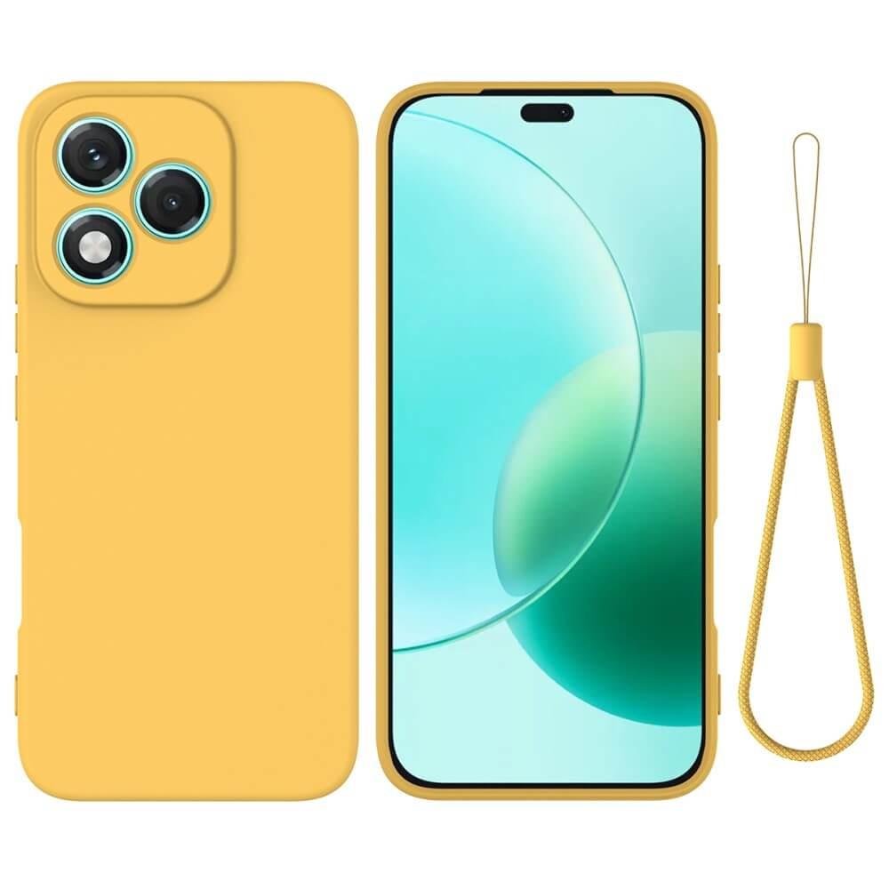 Cover-Discount HONOR 400 Lite - Silikon Gummi Hülle mit Riemen