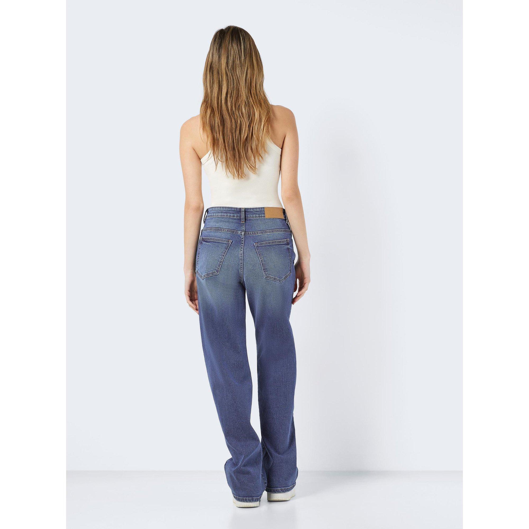 Noisy May Noisy May Mid Waist Regular Straight Leg Jeans