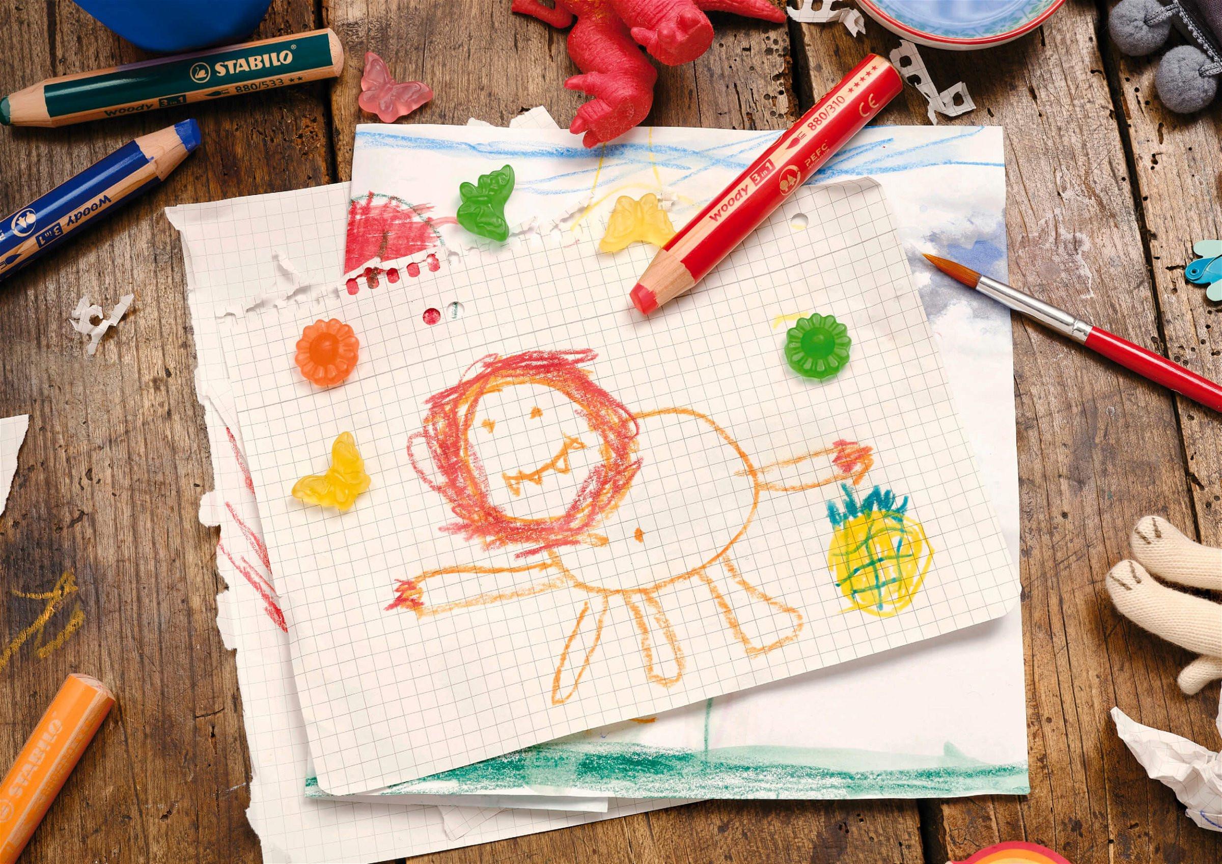 STABILO STABILO Farbstifte Woody 3 in 1 880/220 orange