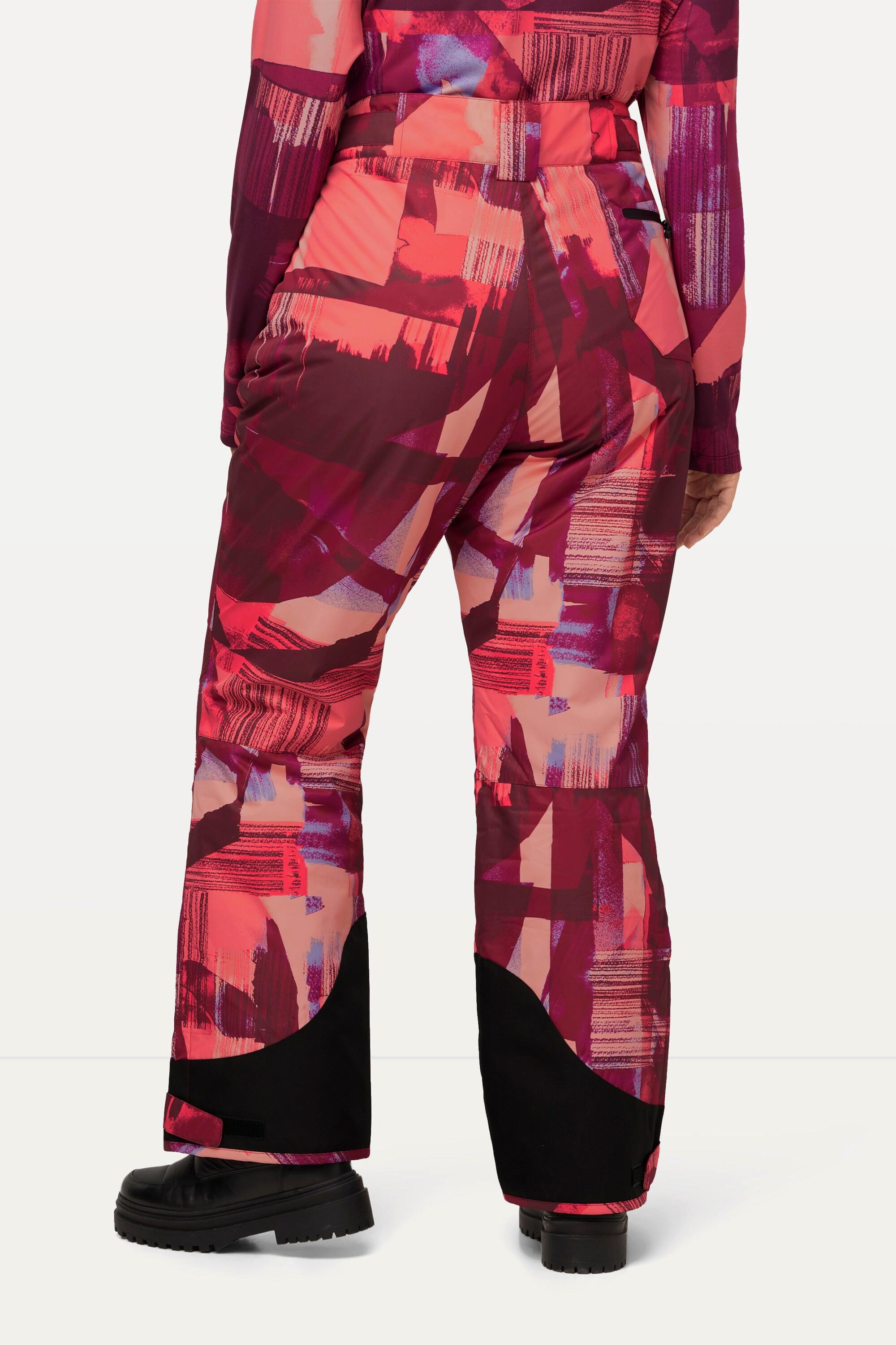 Ulla Popken Wasserdichte Skihose mit Klettriegel und Schneefang