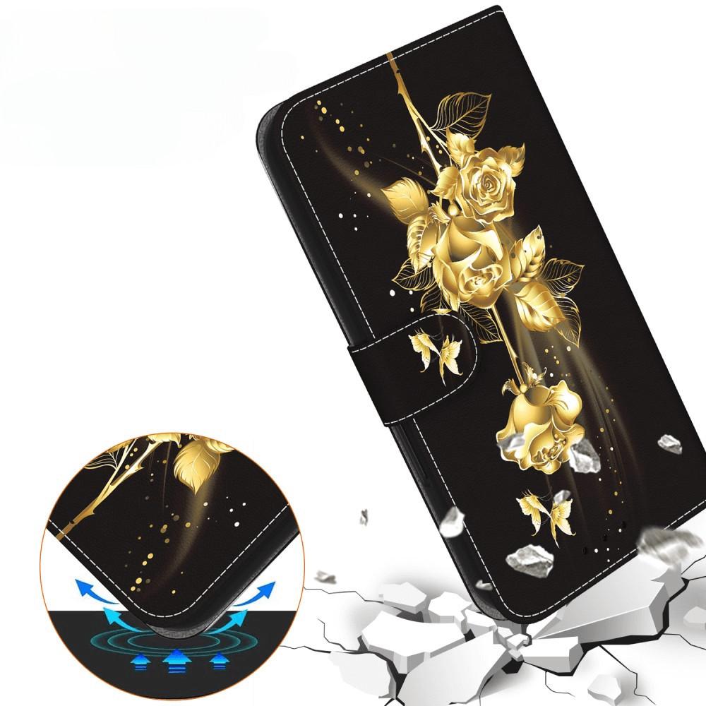 Cover-Discount Galaxy S25 - Tasche Hülle mit Blüten Motiv