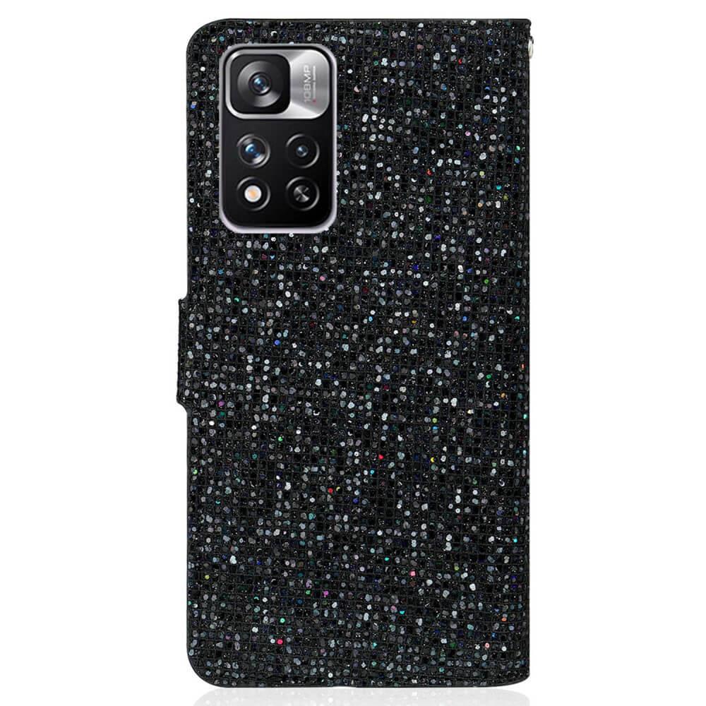 Cover-Discount Xiaomi Redmi Note 11 Pro+ - Glitter Leder Etui