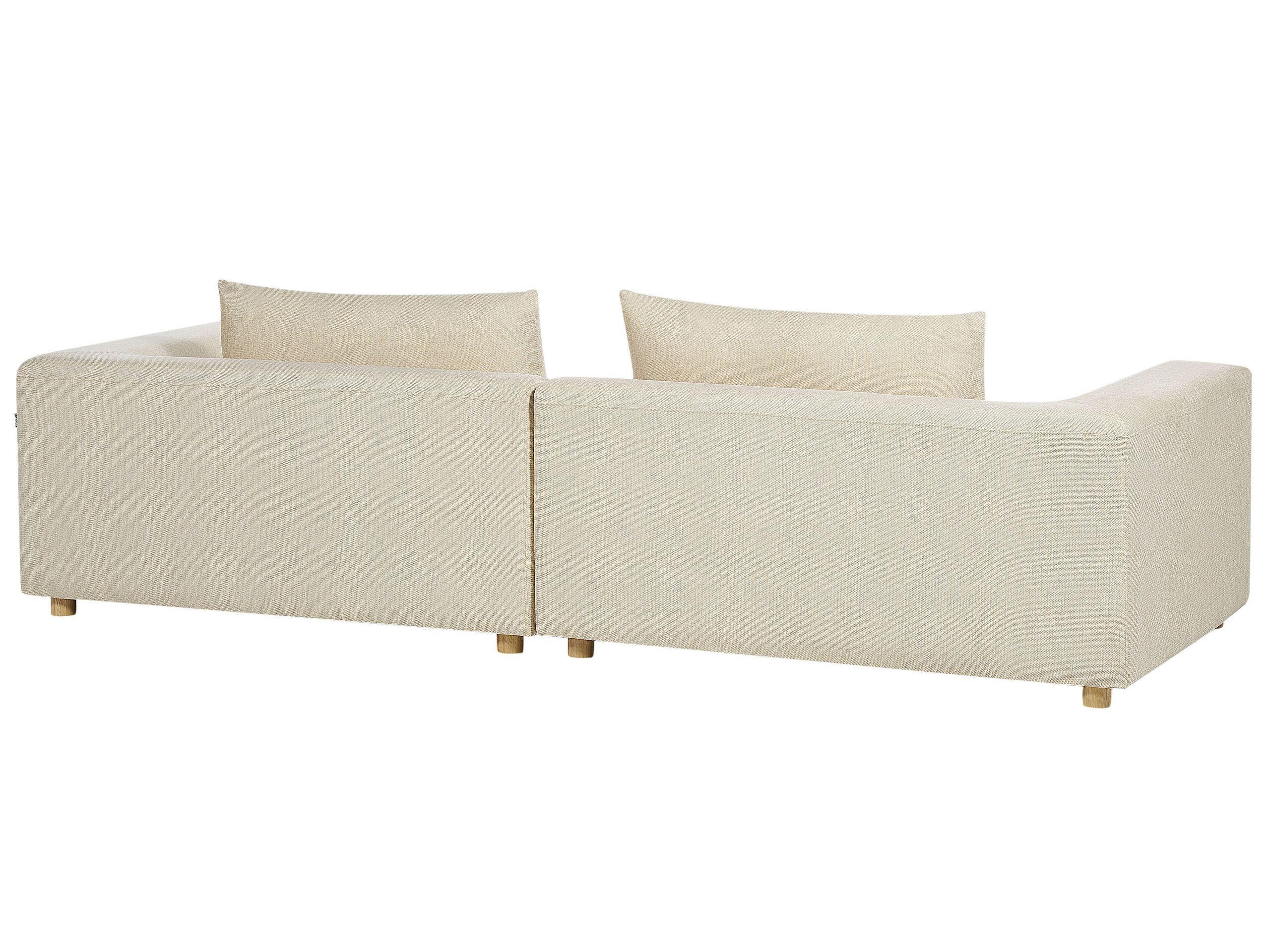 Beliani 3 Sitzer Sofa aus Polyester Modern LERMON