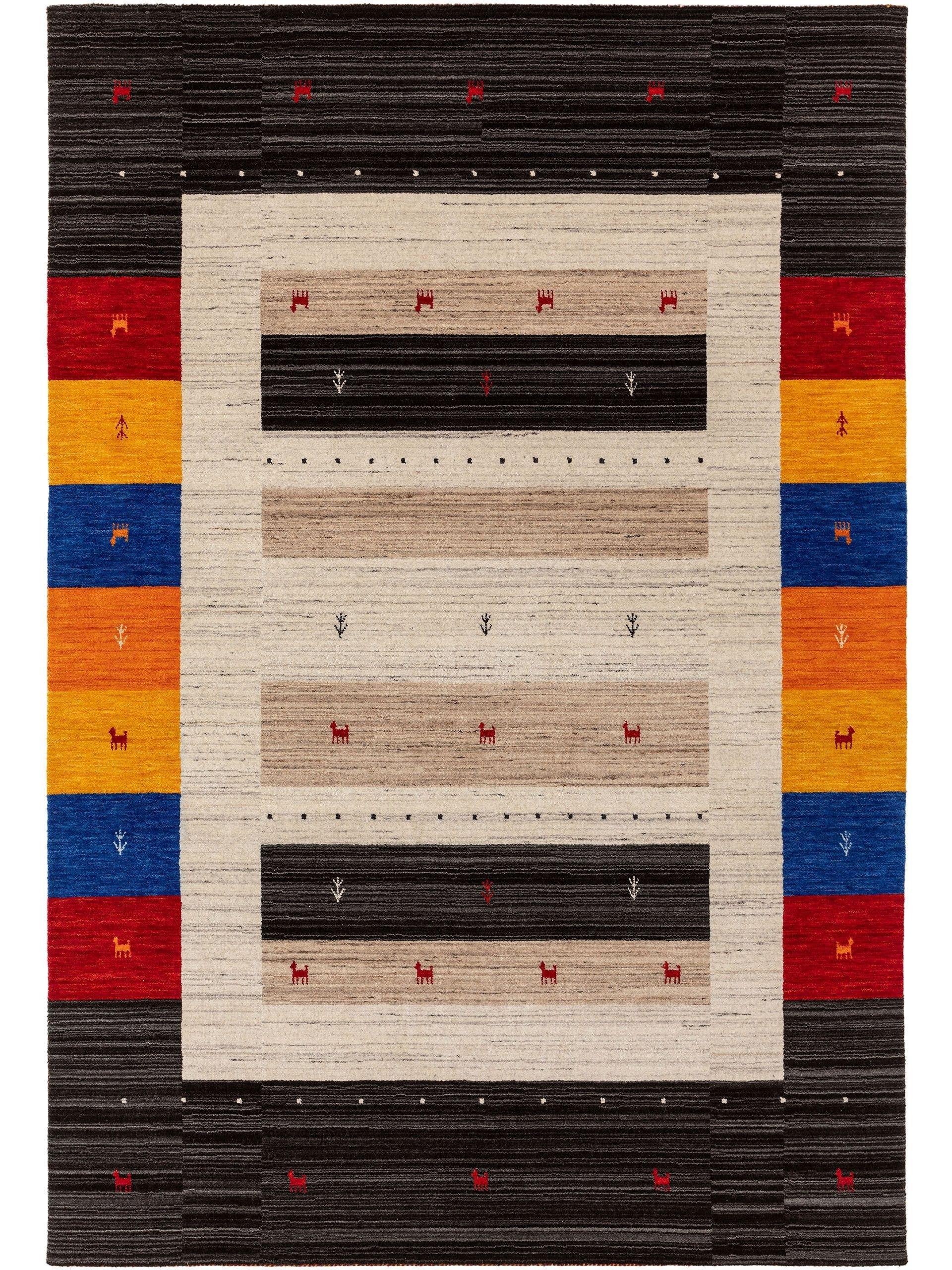 Benuta Wollteppich Jamal Multicolor