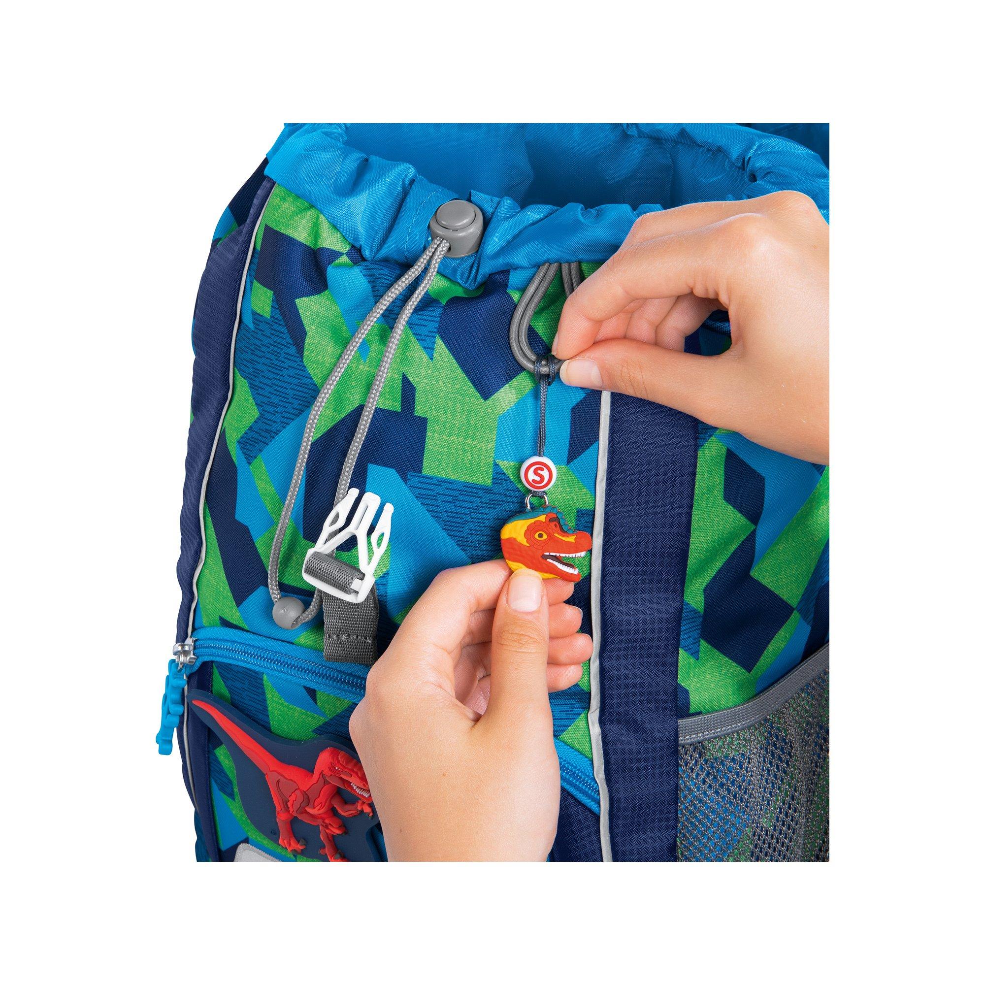 Step by Step KiGa Rucksack-Set 3tlg KID Schleich, Dinosaurs, Velociraptor