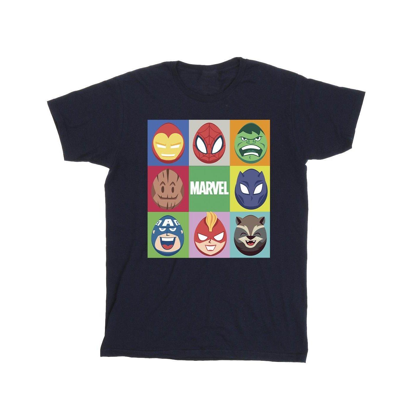 MARVEL Avengers Character Faces T-Shirt