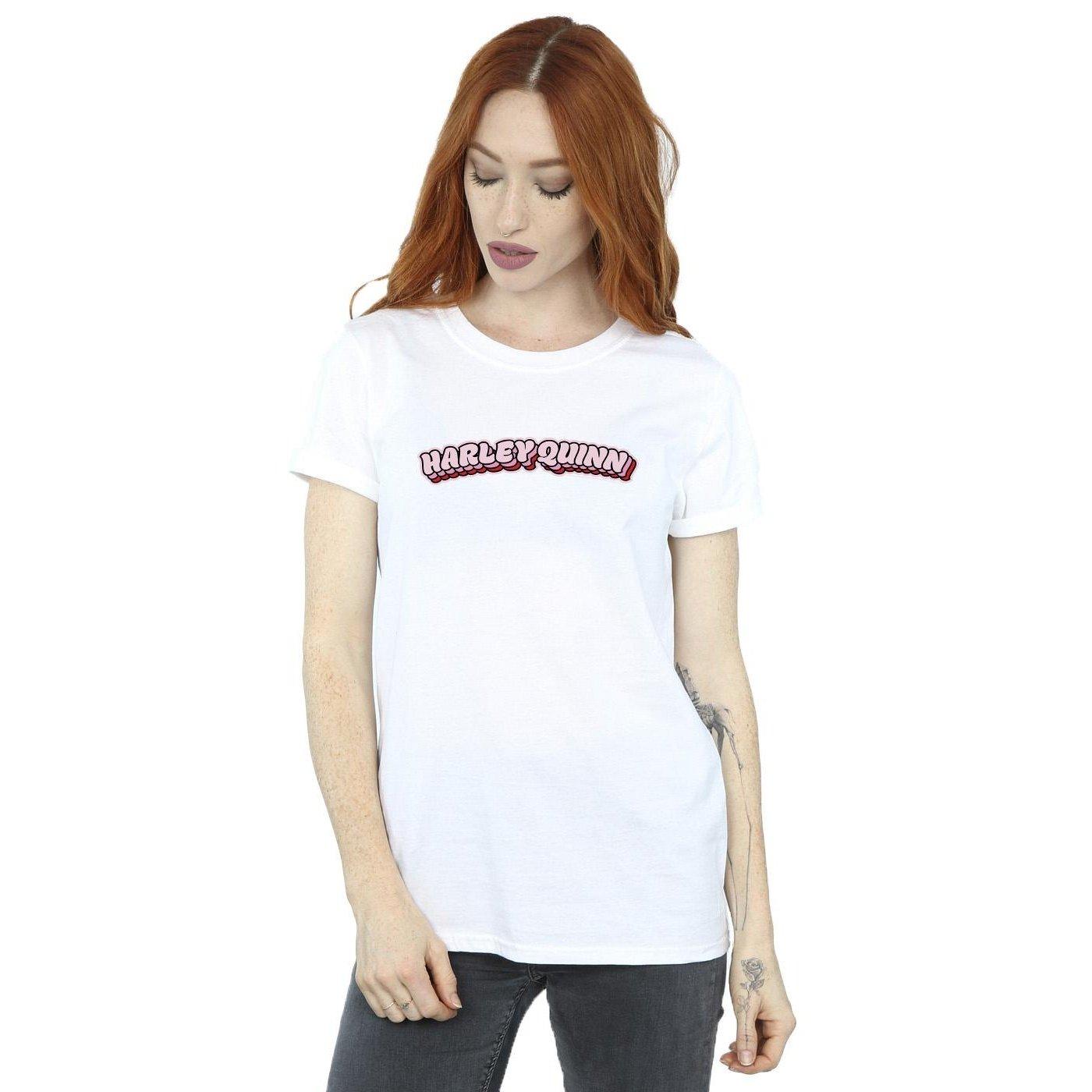 DC COMICS Harley Quinn Logo T-Shirt