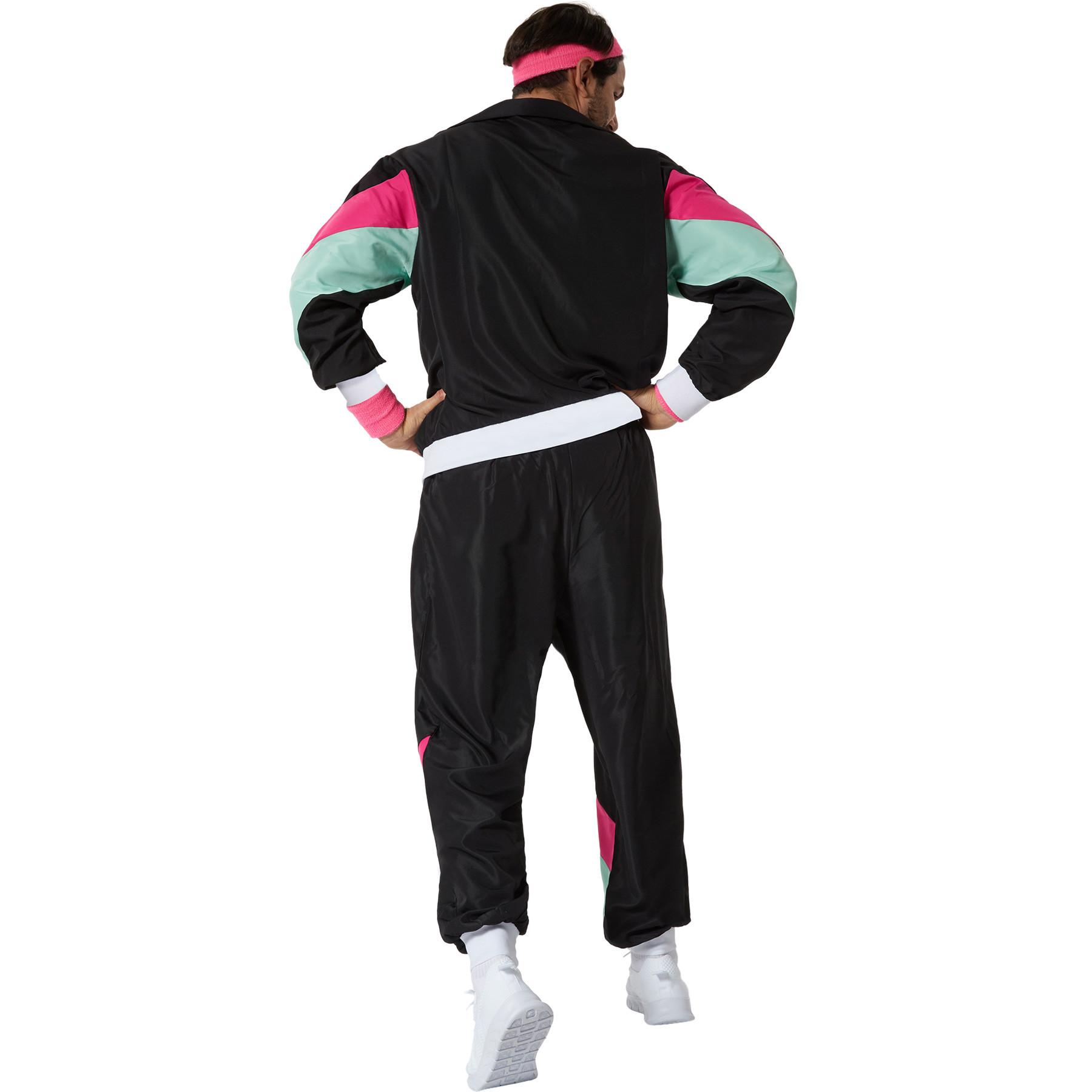 Tectake kostüm Retro 80er 90er Jahre Jogginganzug