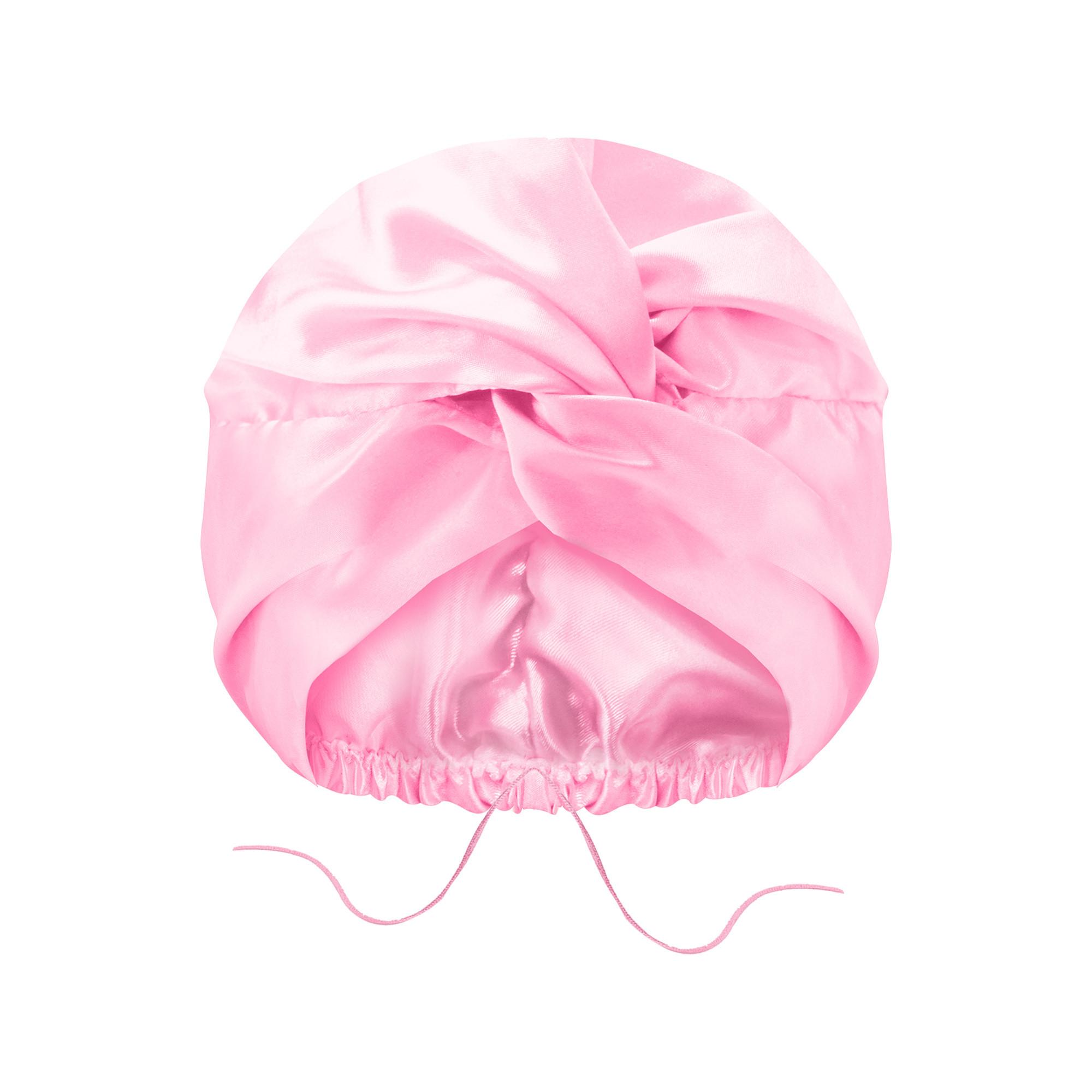 GLOV Glov Satin Hair Bonnet pink Satin-Haube gegen Haar-Frizz doppellagig