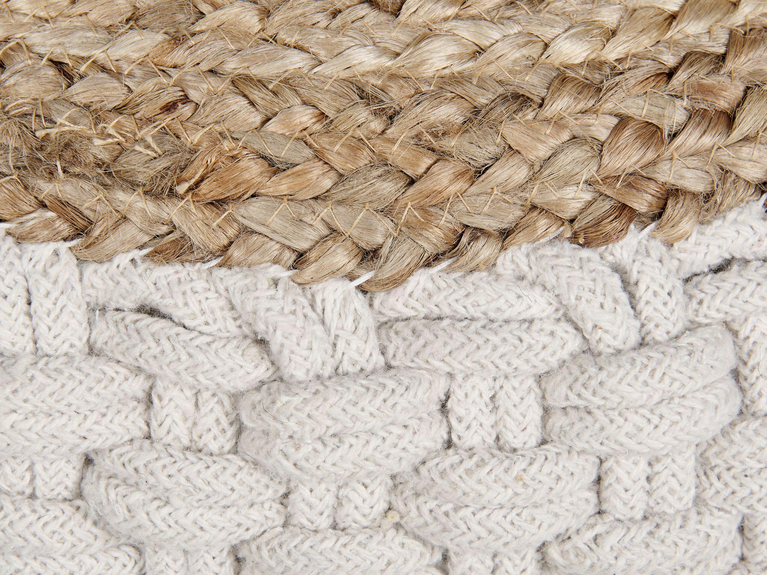 Beliani Pouf aus Baumwolle Boho AIZA