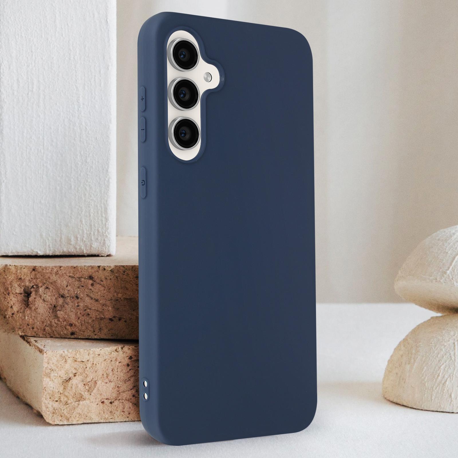 Avizar Weiche Hülle Samsung S23 FE Dunkelblau