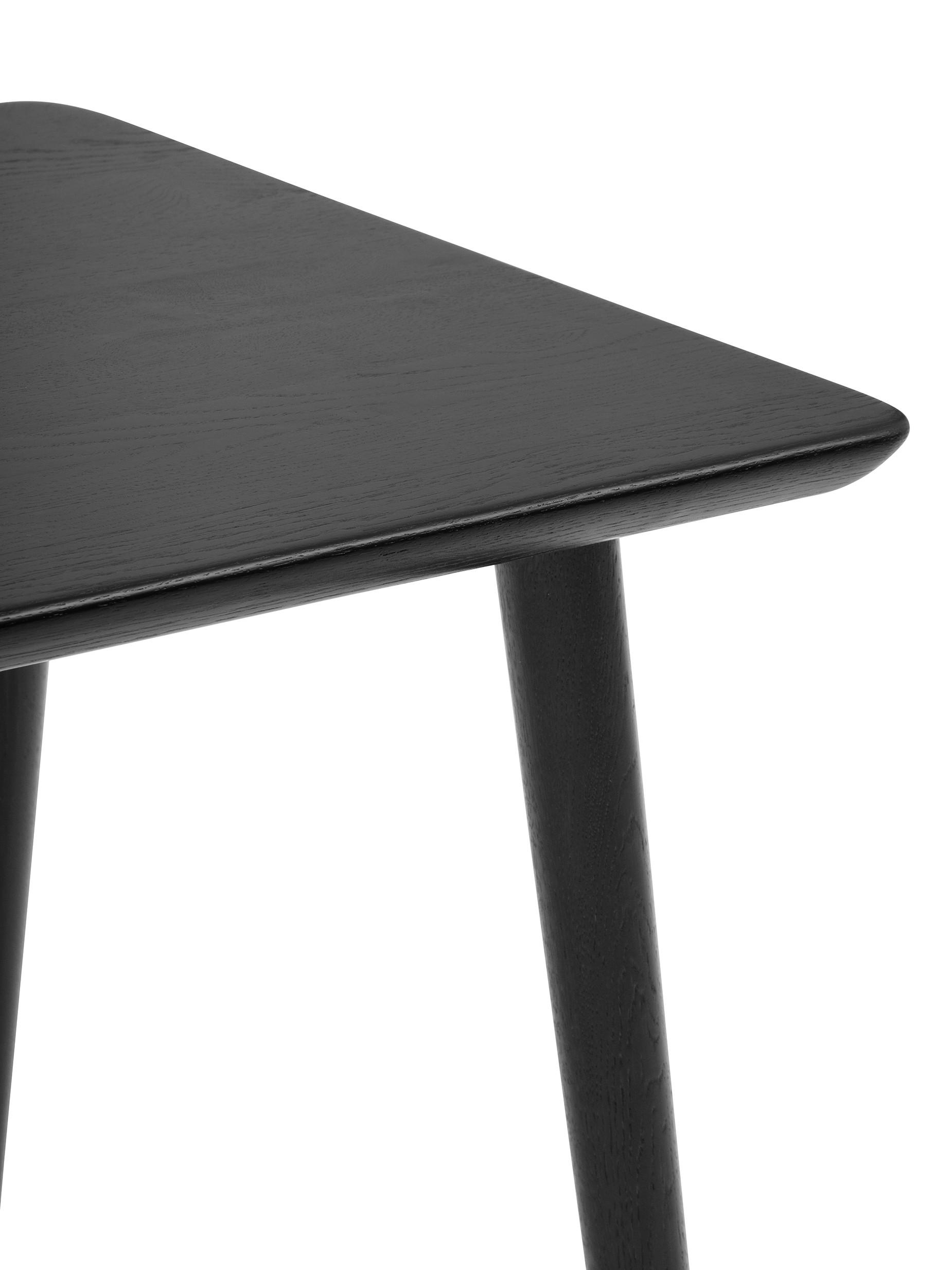 Oakywood Classic Desk - Klassischer Schreibtisch aus Massivholz - Schwarz / 140x70