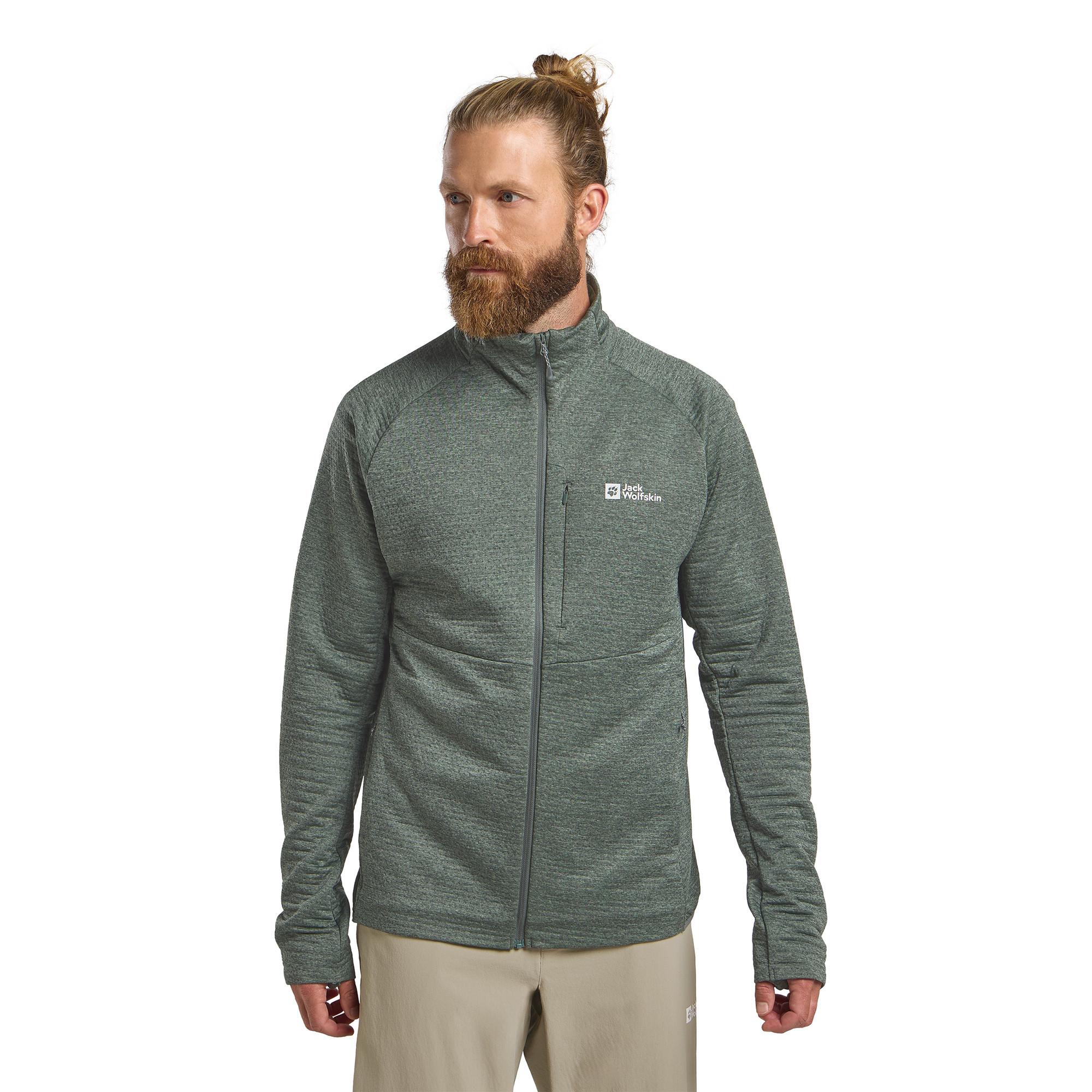 Jack Wolfskin Taiga Fz M Fleecejacke ohne Kapuze