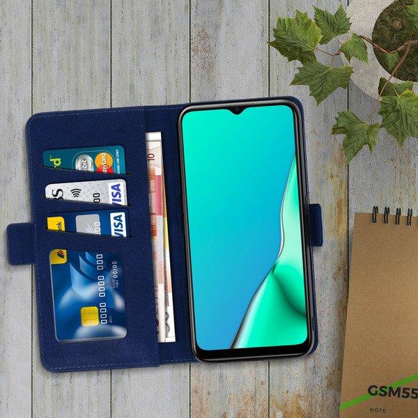 Avizar Book Cover Oppo A9 2020/ A5 2020 Blau