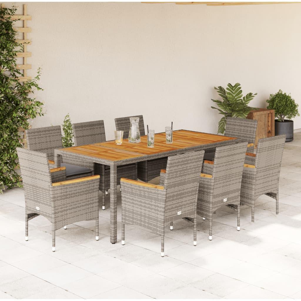 VidaXL Garten essgruppe poly-rattan