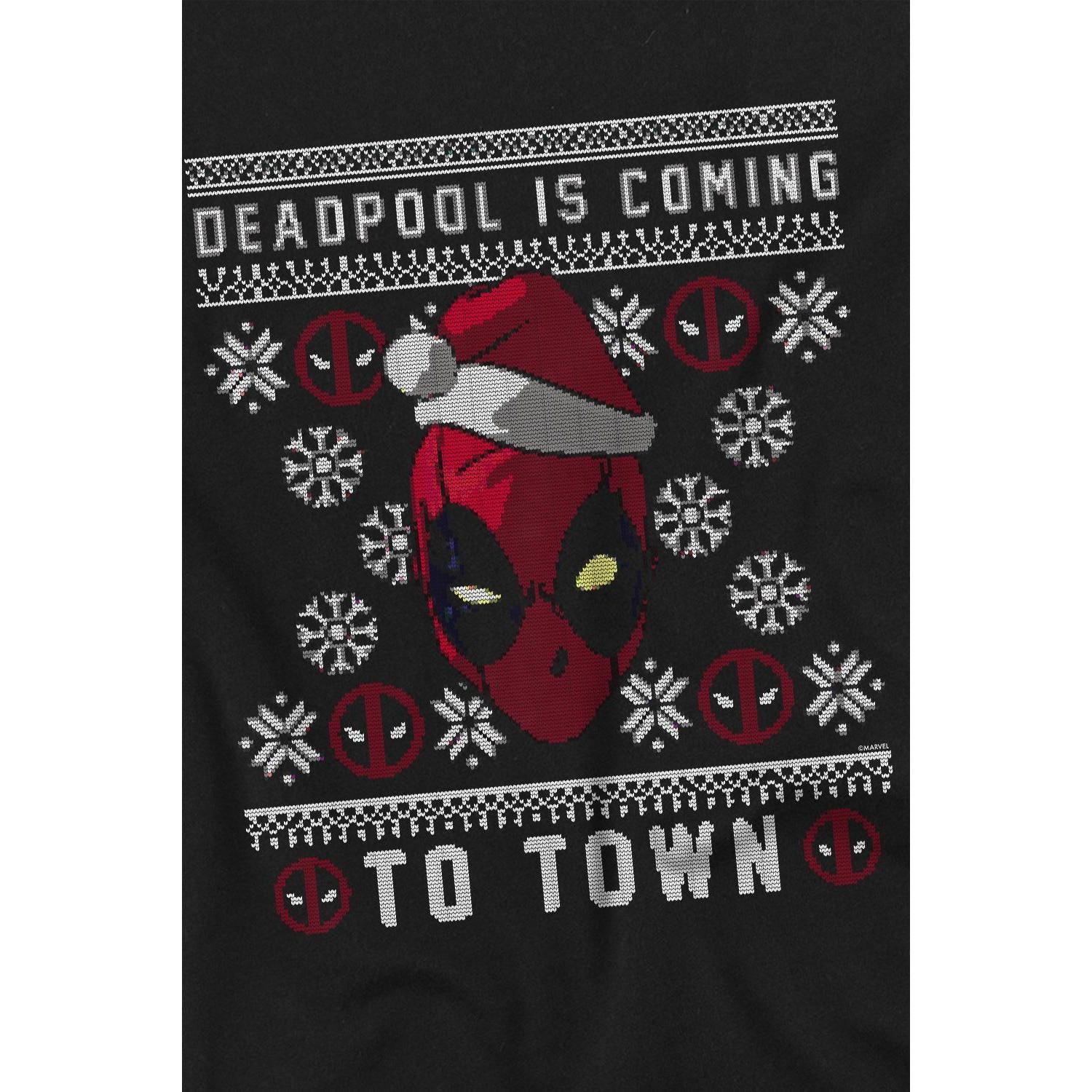 Deadpool Coming To Town T-Shirt