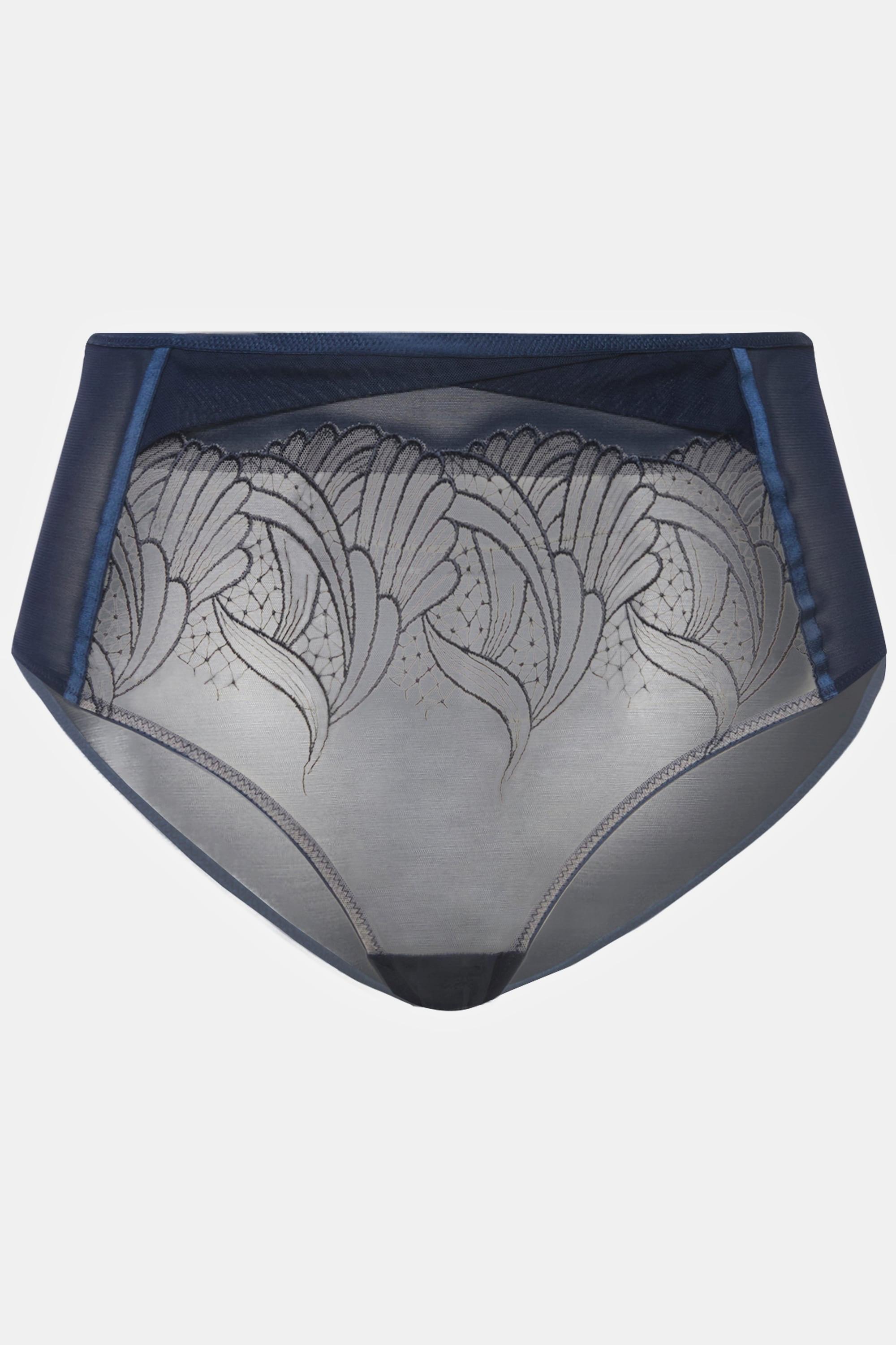 Ulla Popken Maxislip, Mesh, zarte Spitze