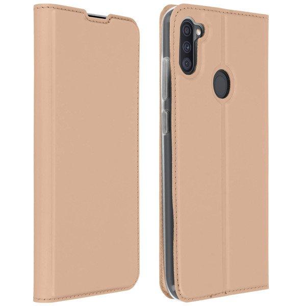 Avizar Klapphülle Galaxy A11 Rosegold