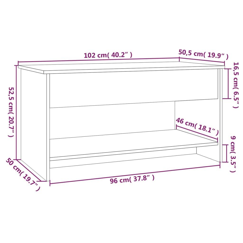 VidaXL Couchtisch holzwerkstoff