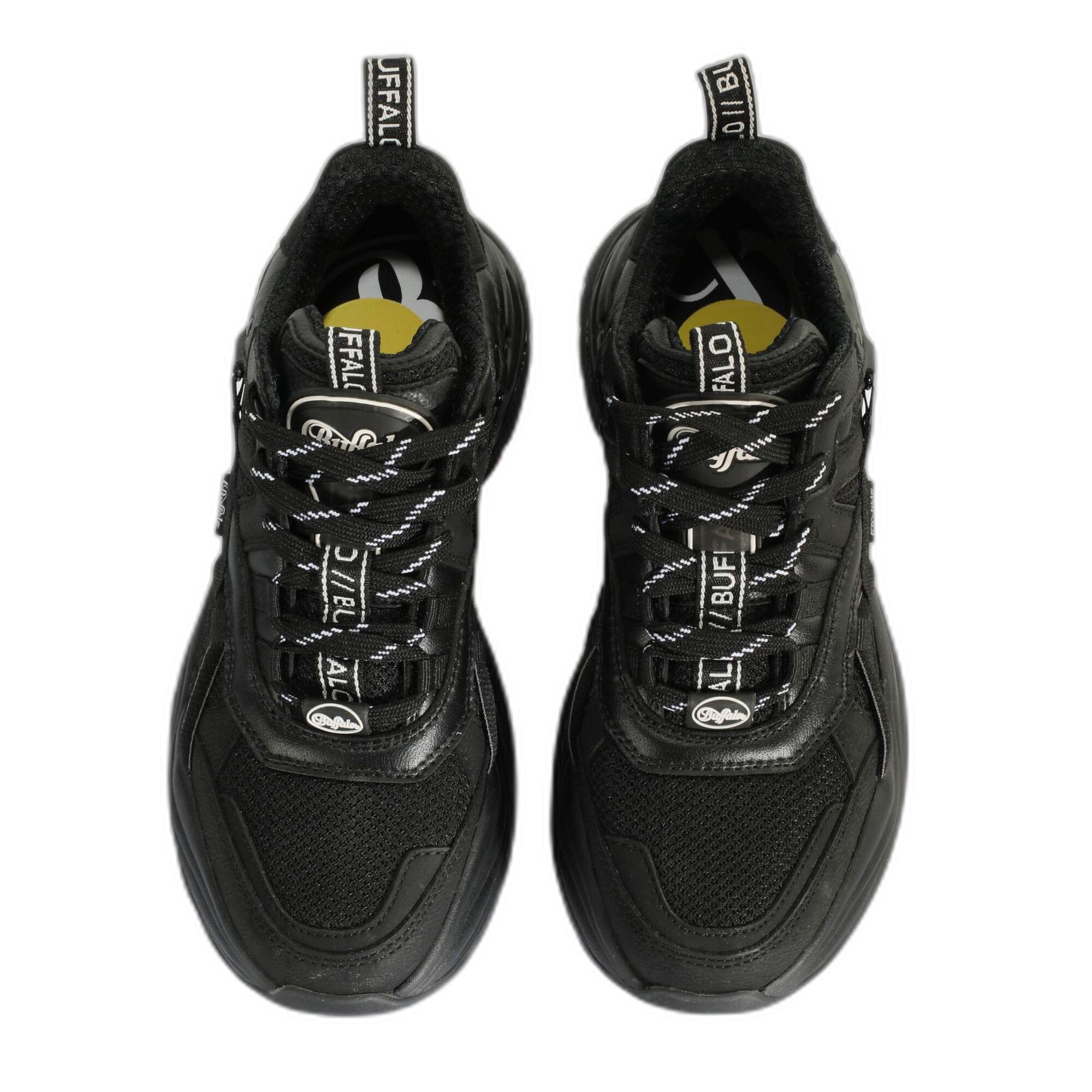 Buffalo sneakers aus veganem nappa-strick damen triplet hollow
