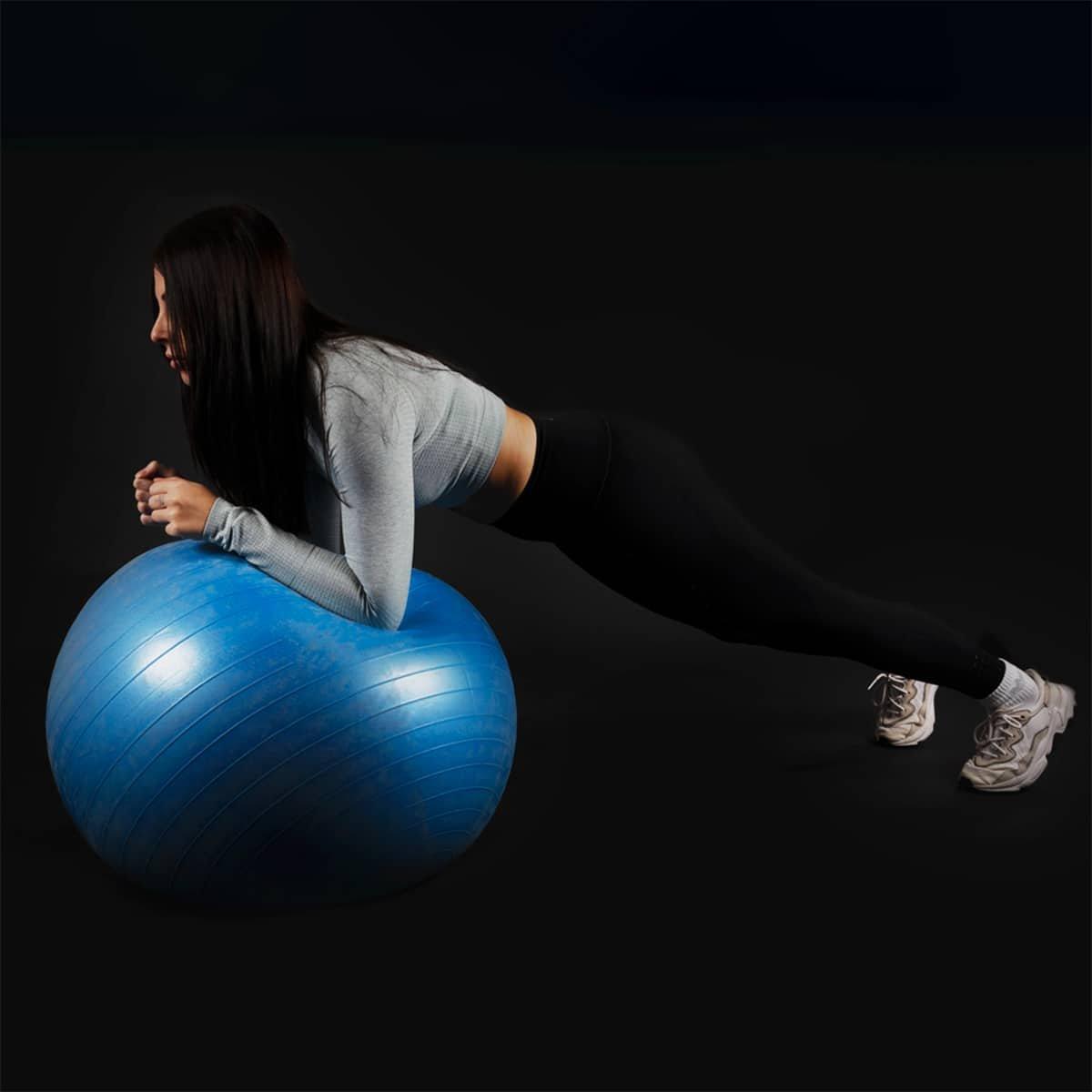 JustFit Swiss Ball Yoga und Fitness mit Aufblaspumpe JustFit