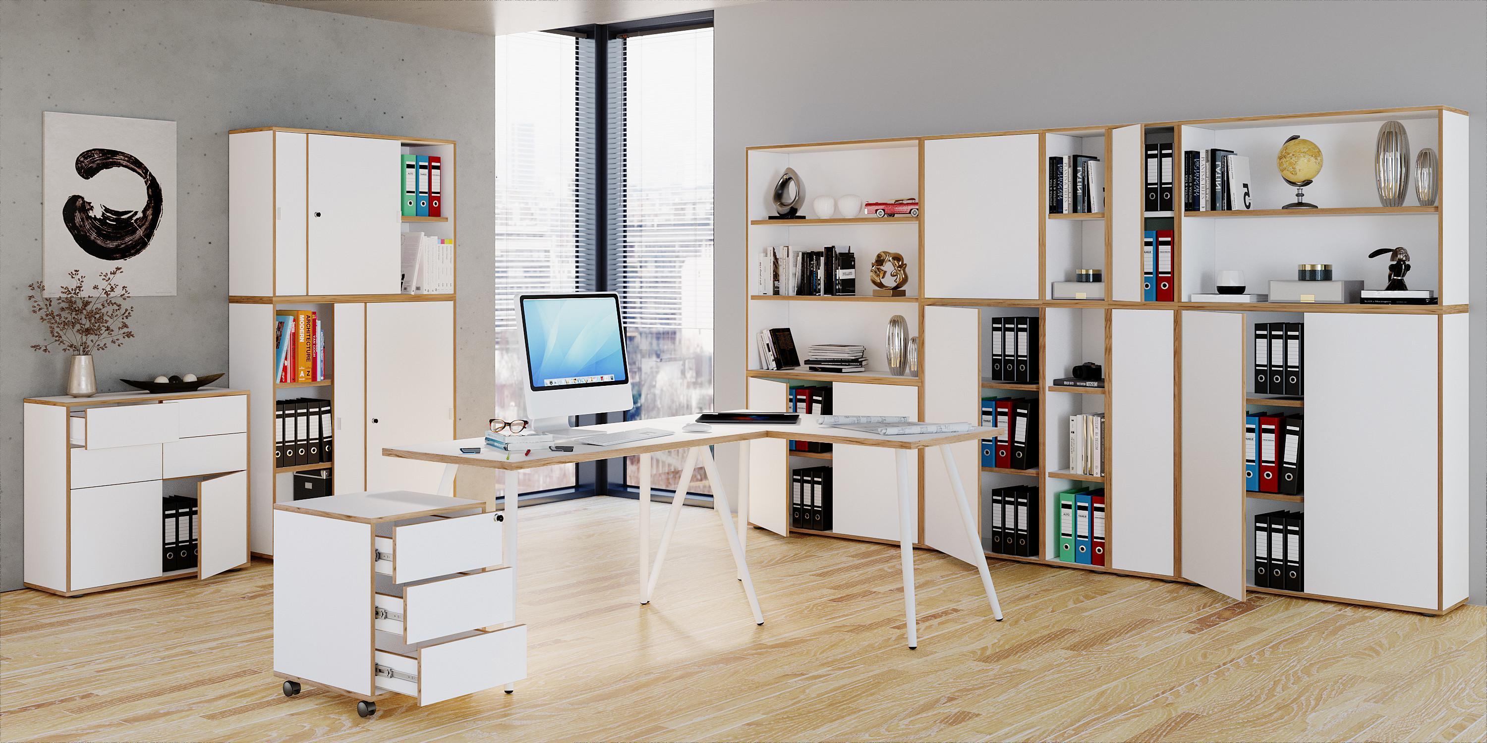 VCM Büroschrank Sideboard Salia 3fach B100