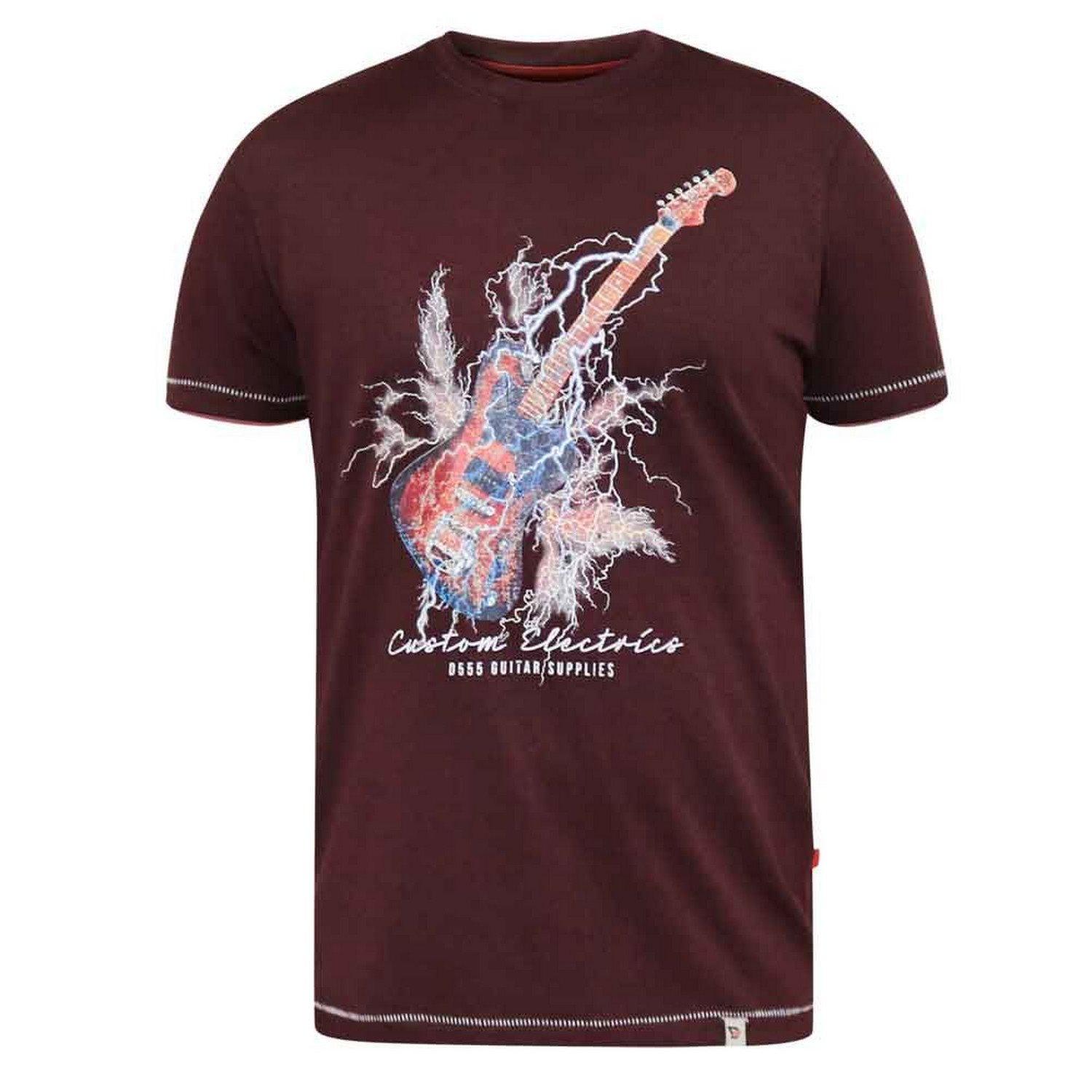 Duke T-Shirt mit Gitarren-Print