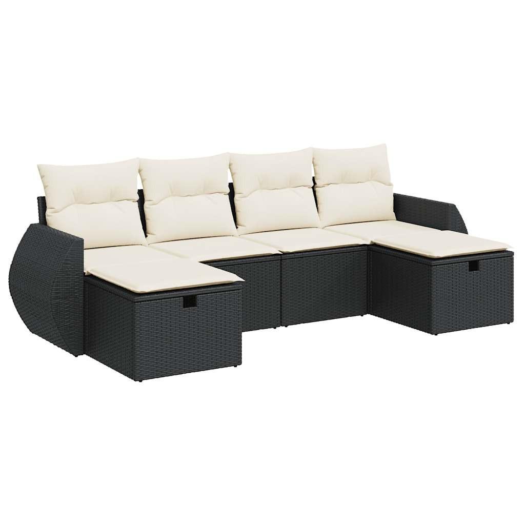 VidaXL Gartensofa set poly-rattan
