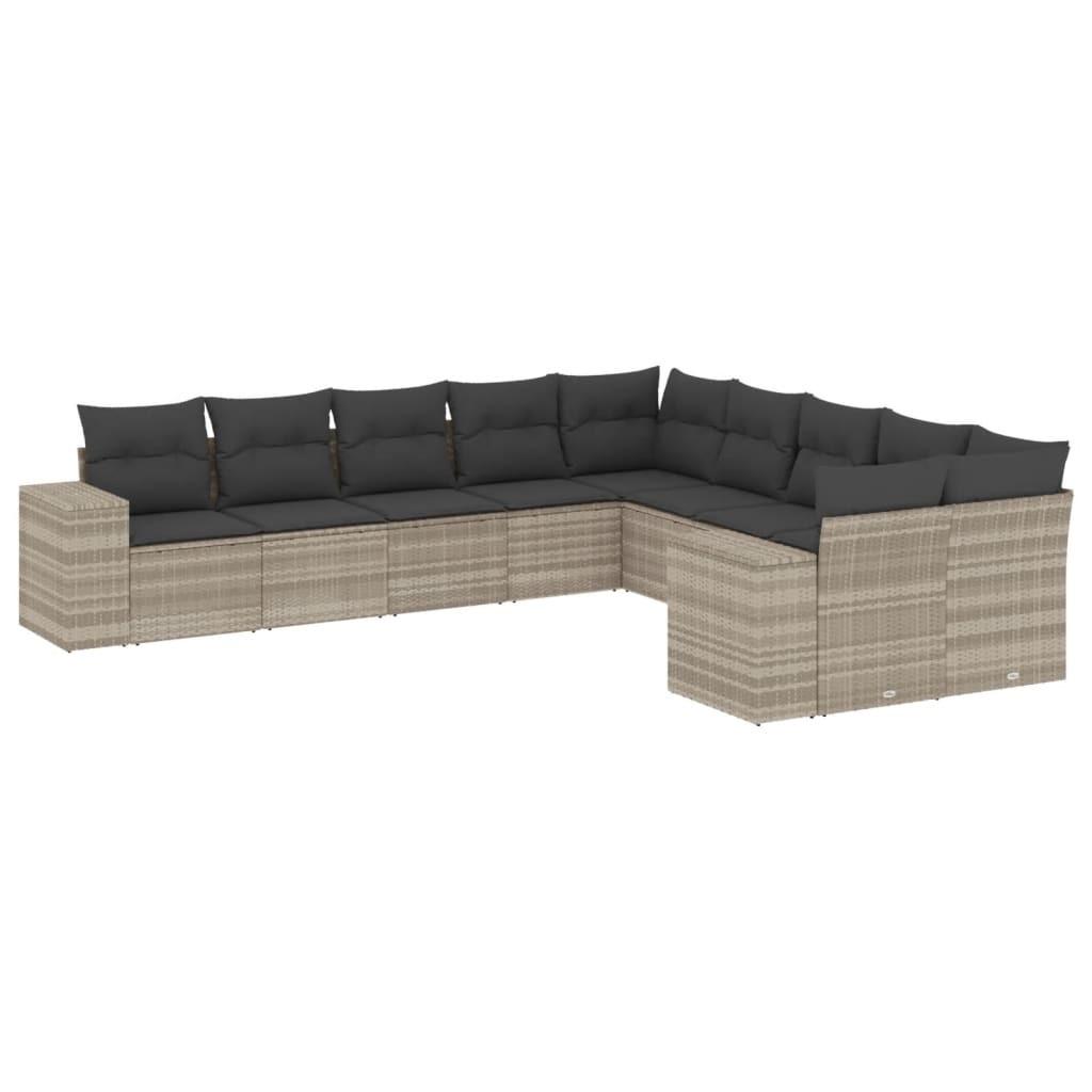 VidaXL Garten sofagarnitur poly-rattan
