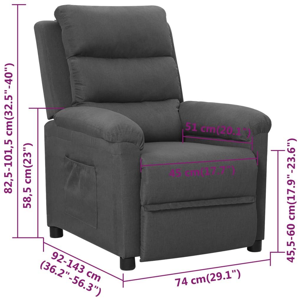 VidaXL Relaxsessel gewebe