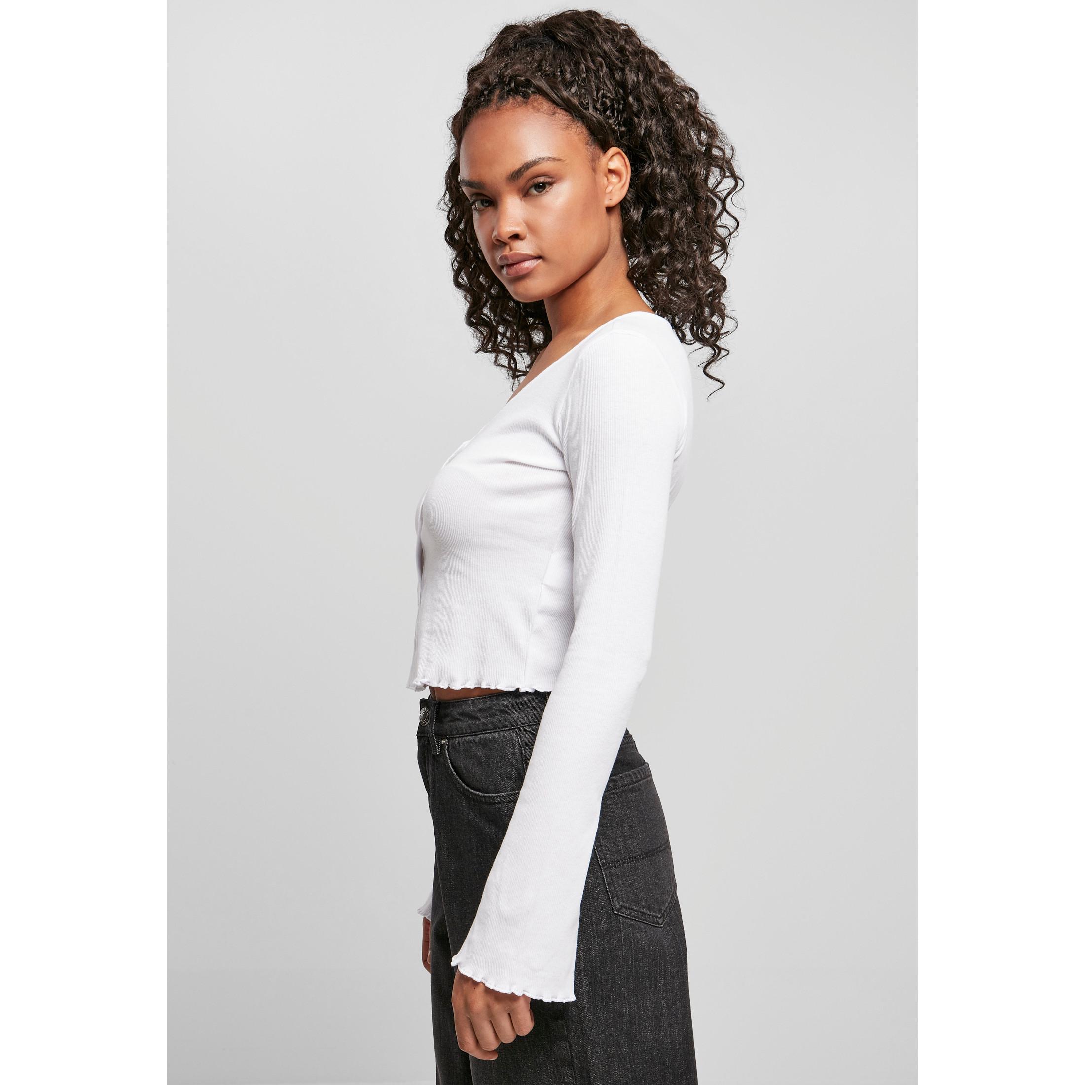 URBAN CLASSICS daen strickjacke cropped rib