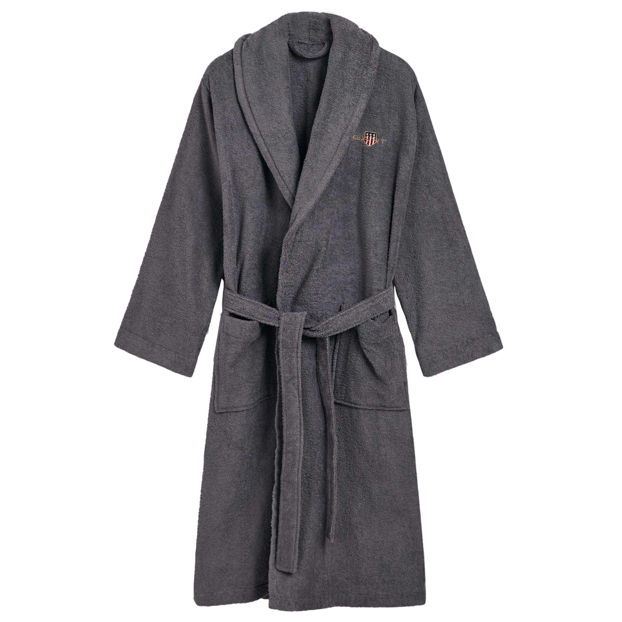 GANT Bademantel Bequem sitzend-ARCHIVE SHIELD TERRY ROBE