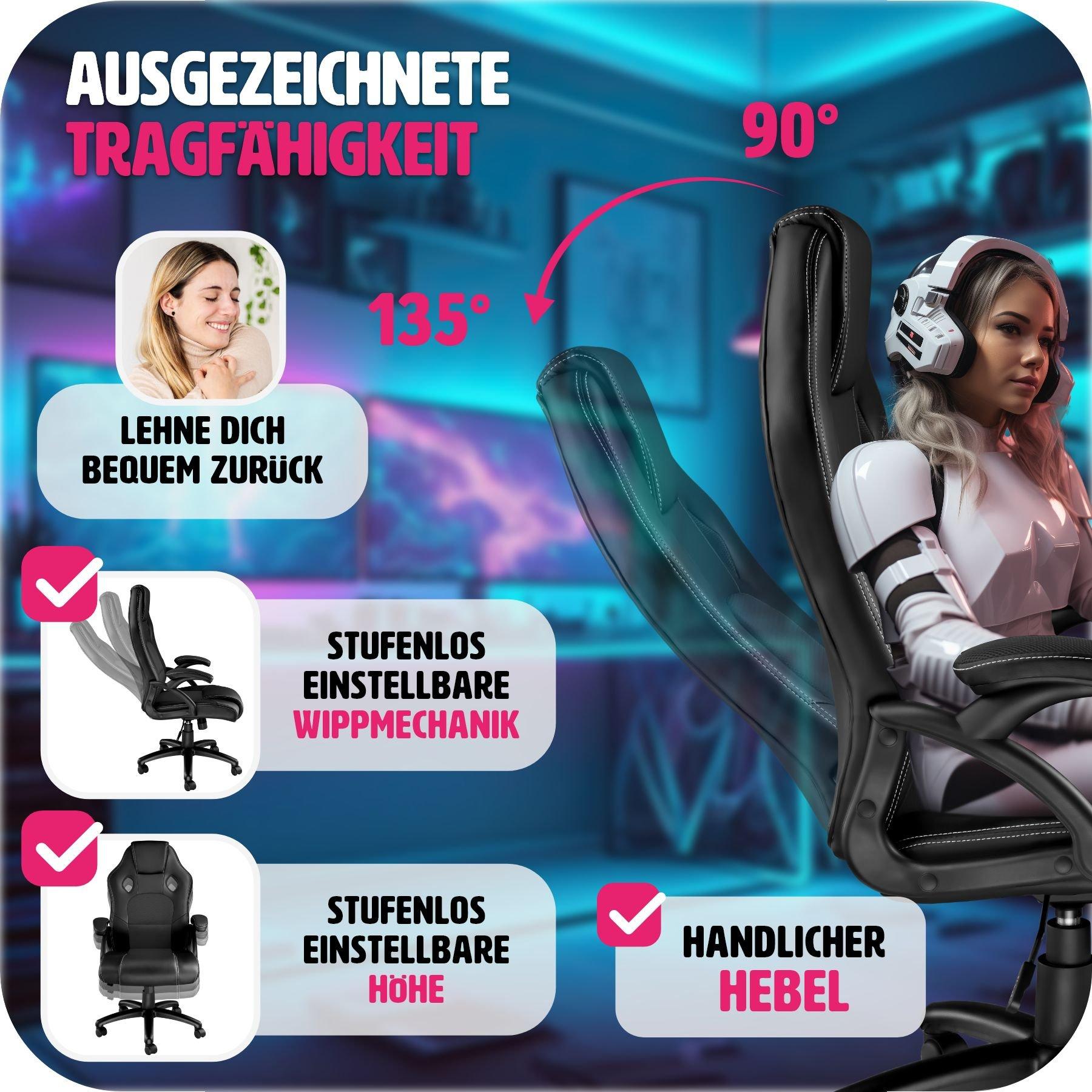 Tectake Bürostuhl Tyson