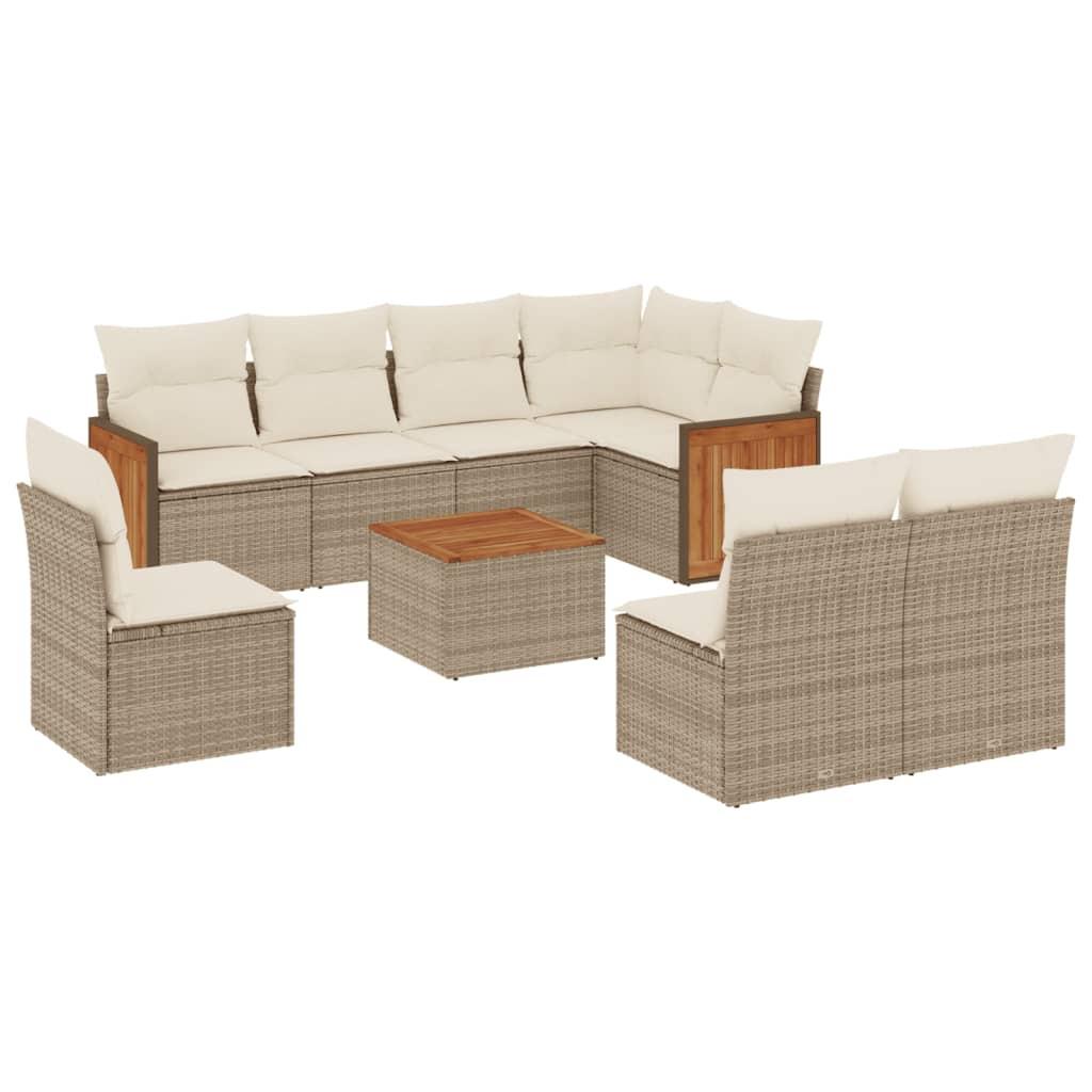 VidaXL Garten sofagarnitur poly-rattan